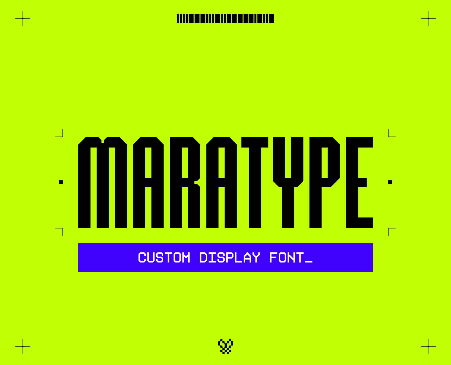 MARATYPE [custom display font] — Графика на Dprofile