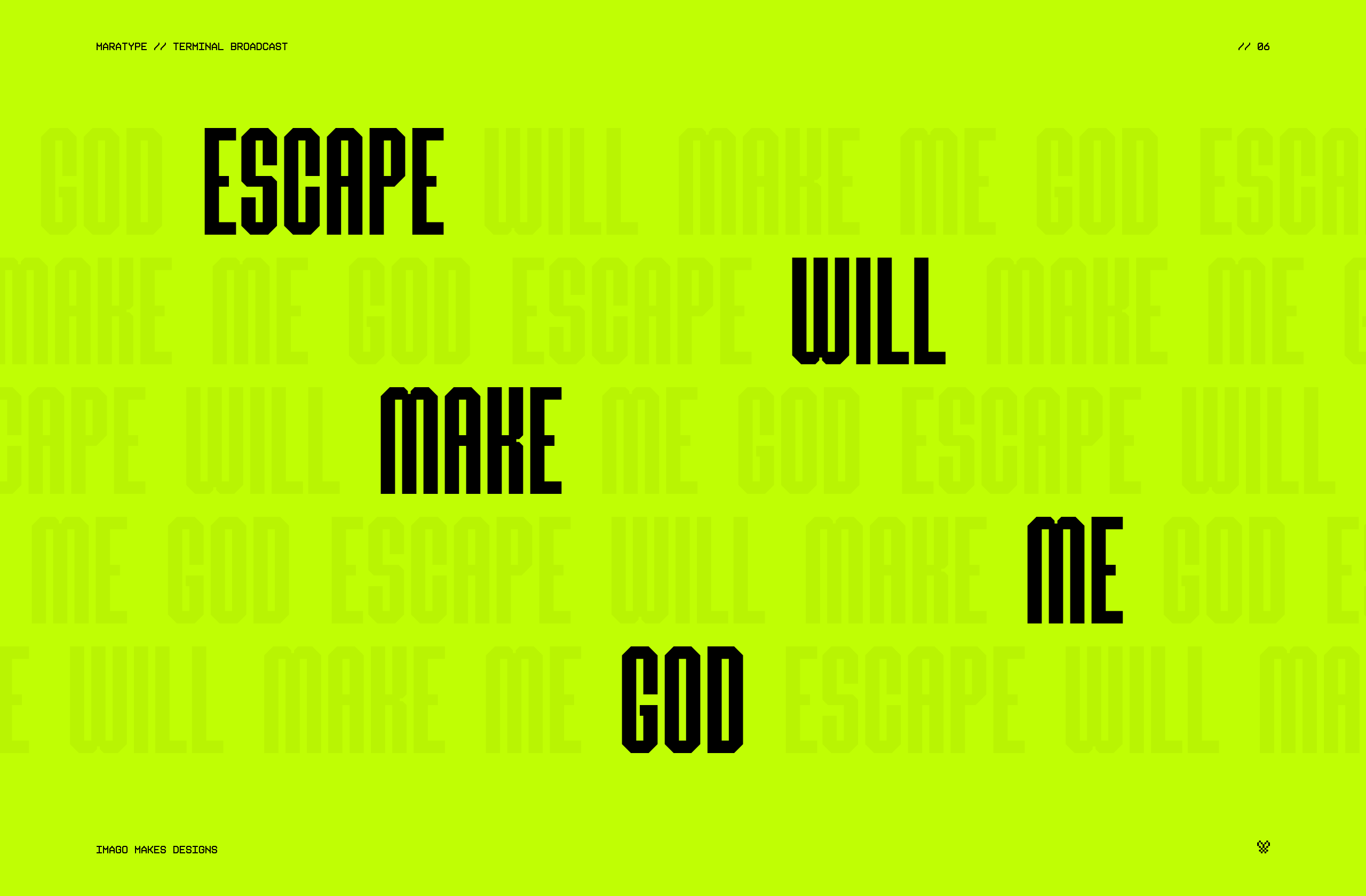 MARATYPE [custom display font] — Изображение №13 — Графика на Dprofile