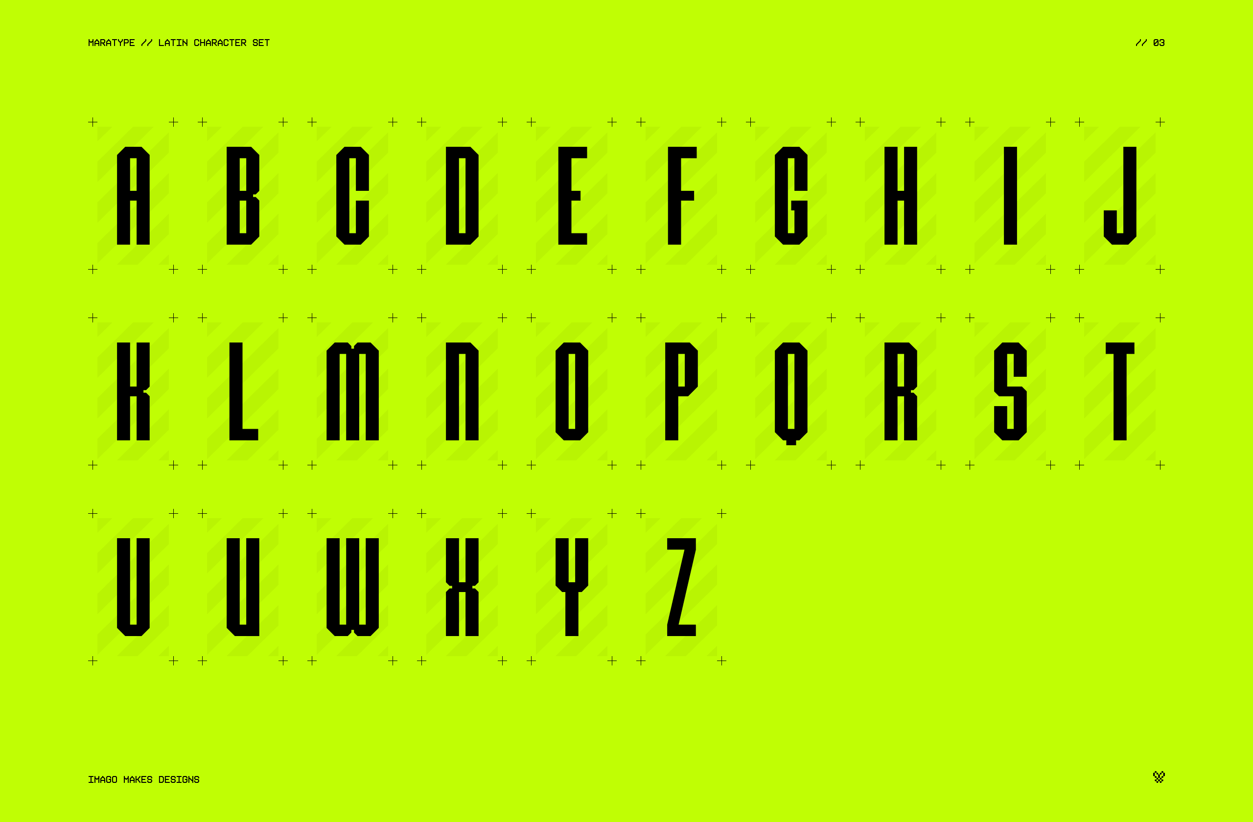 MARATYPE [custom display font] — Изображение №7 — Графика на Dprofile