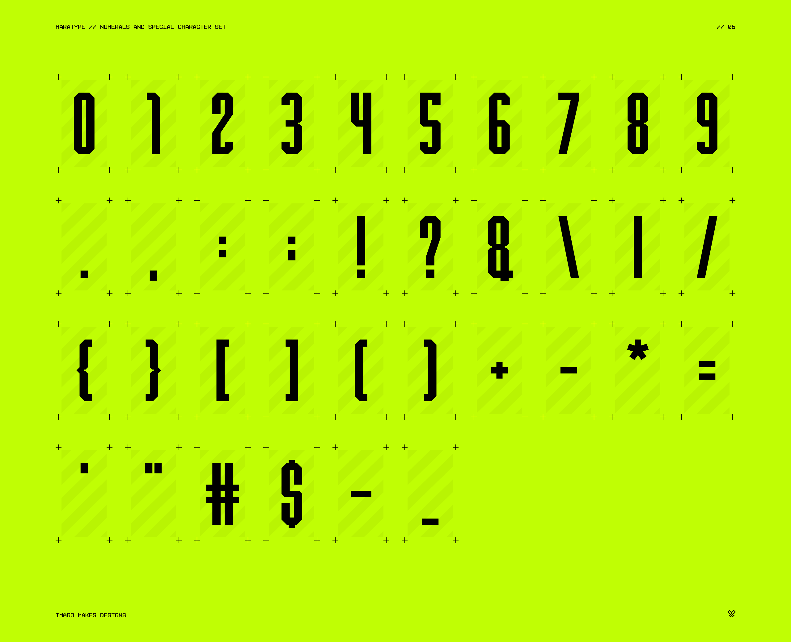 MARATYPE [custom display font] — Изображение №11 — Графика на Dprofile