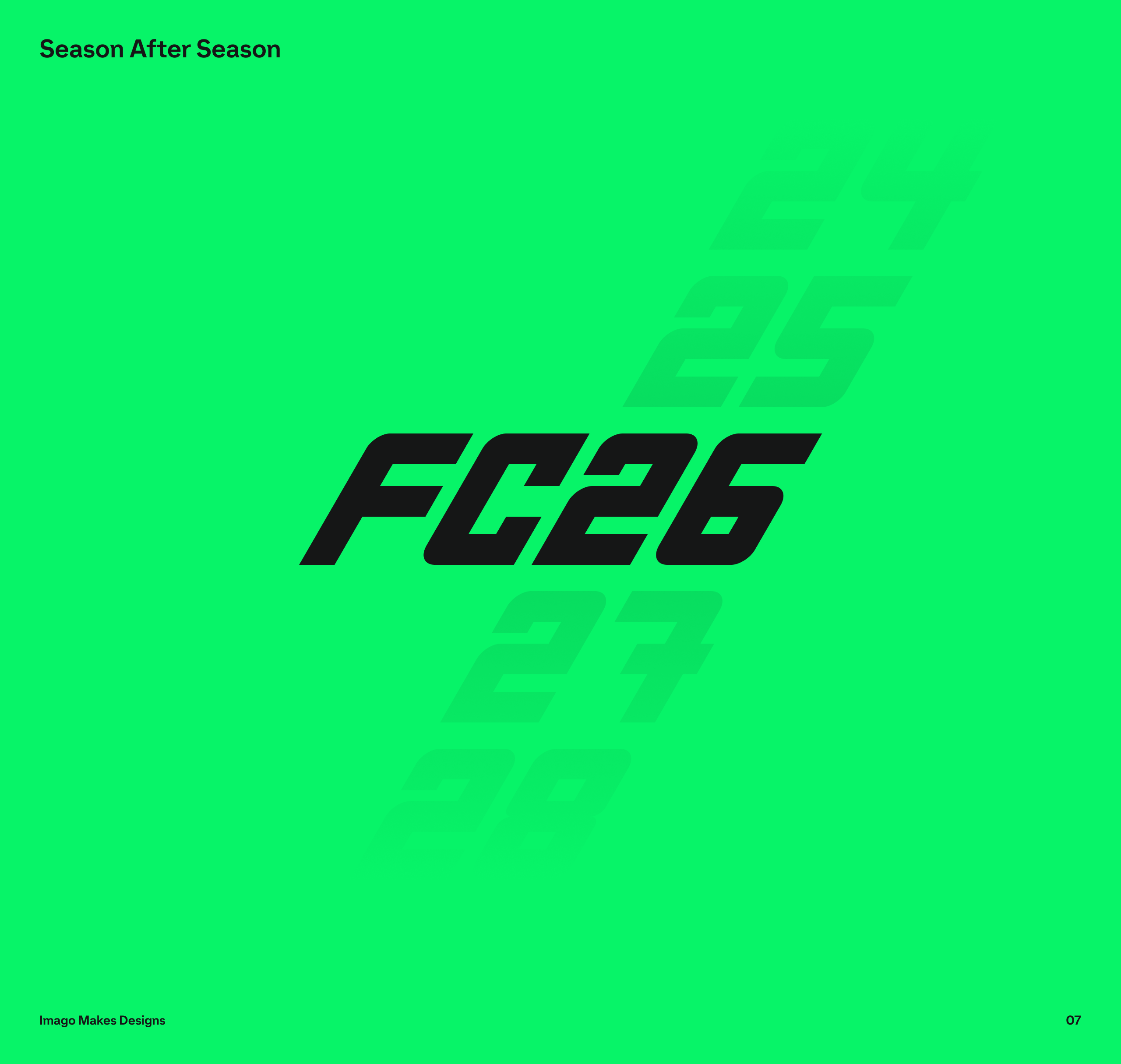 EA SPORTS FC Logo Font Recreation — Изображение №8 — Графика на Dprofile