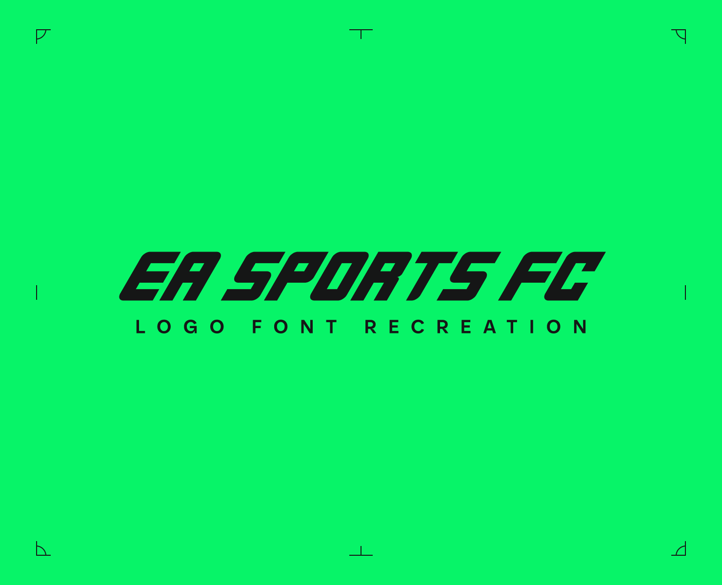 EA SPORTS FC Logo Font Recreation на Dprofile