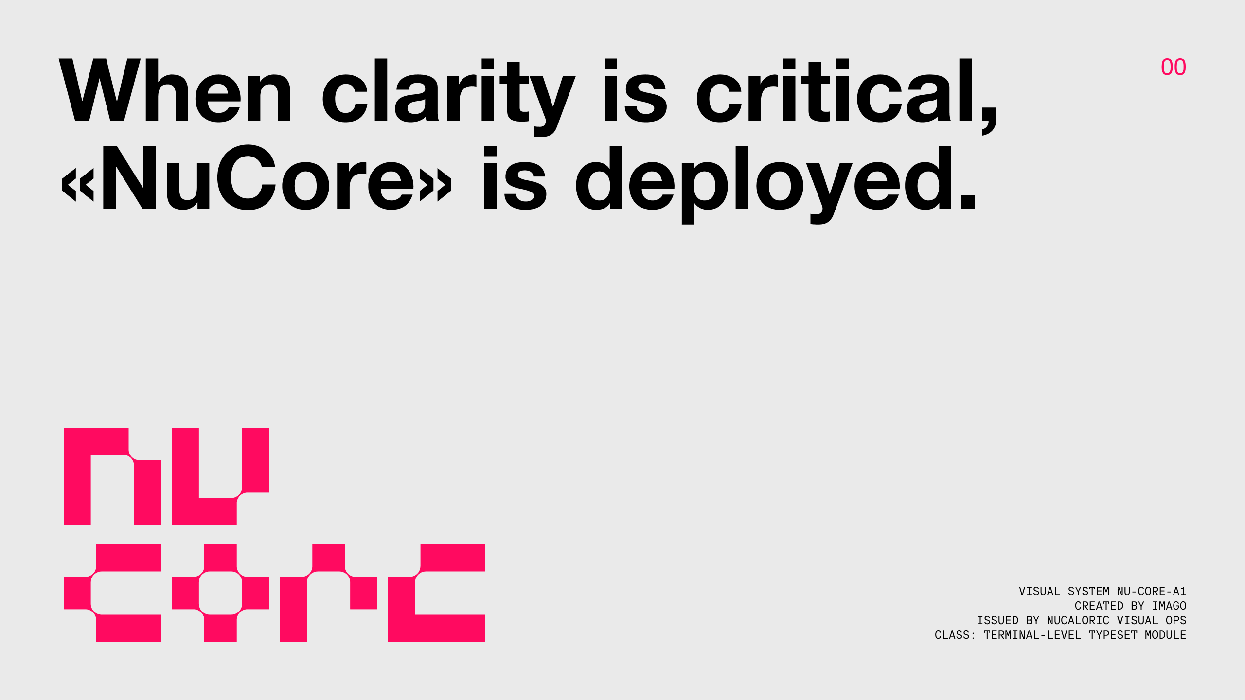 NuCore Display Font — Изображение №1 — Графика на Dprofile