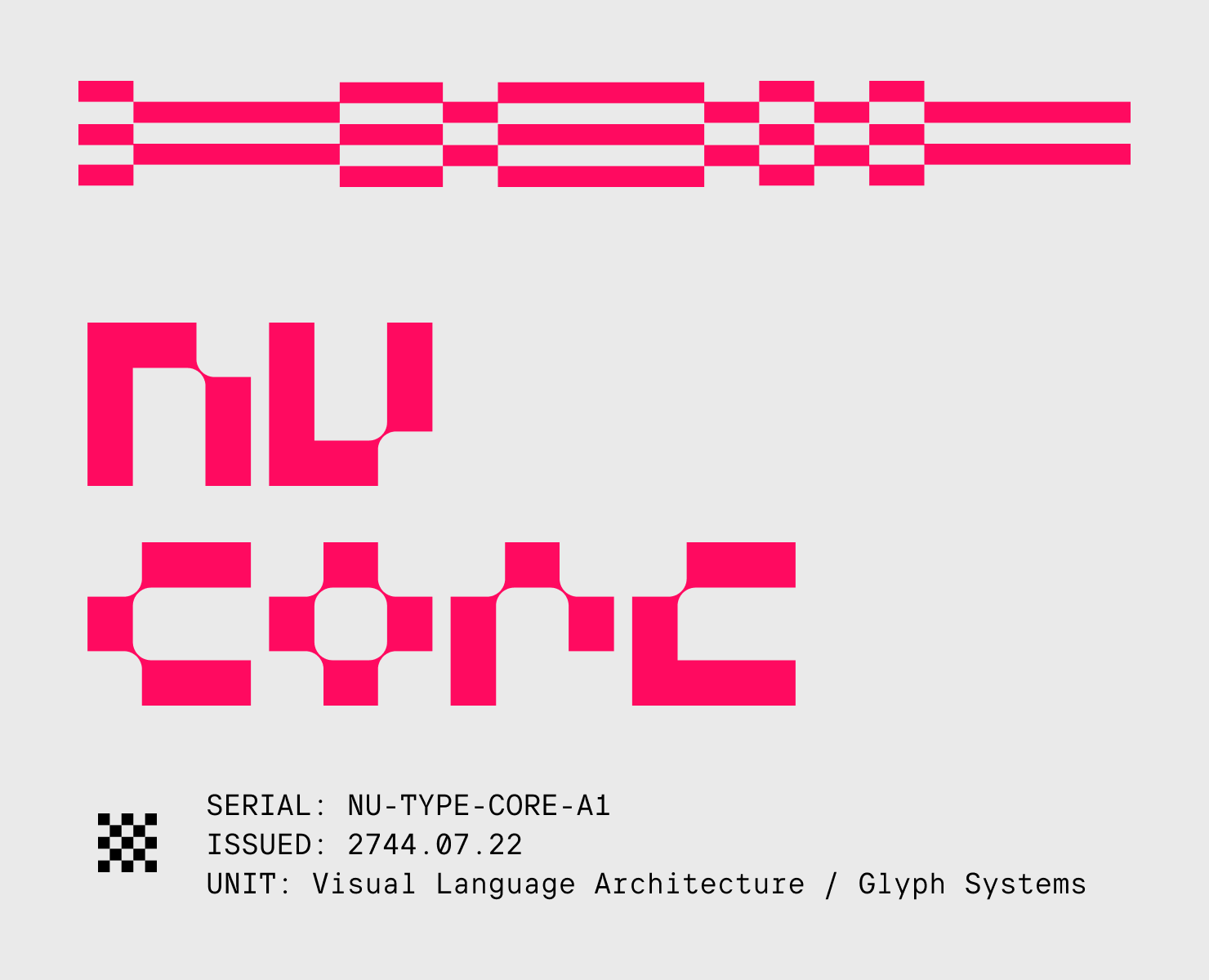 NuCore Display Font на Dprofile