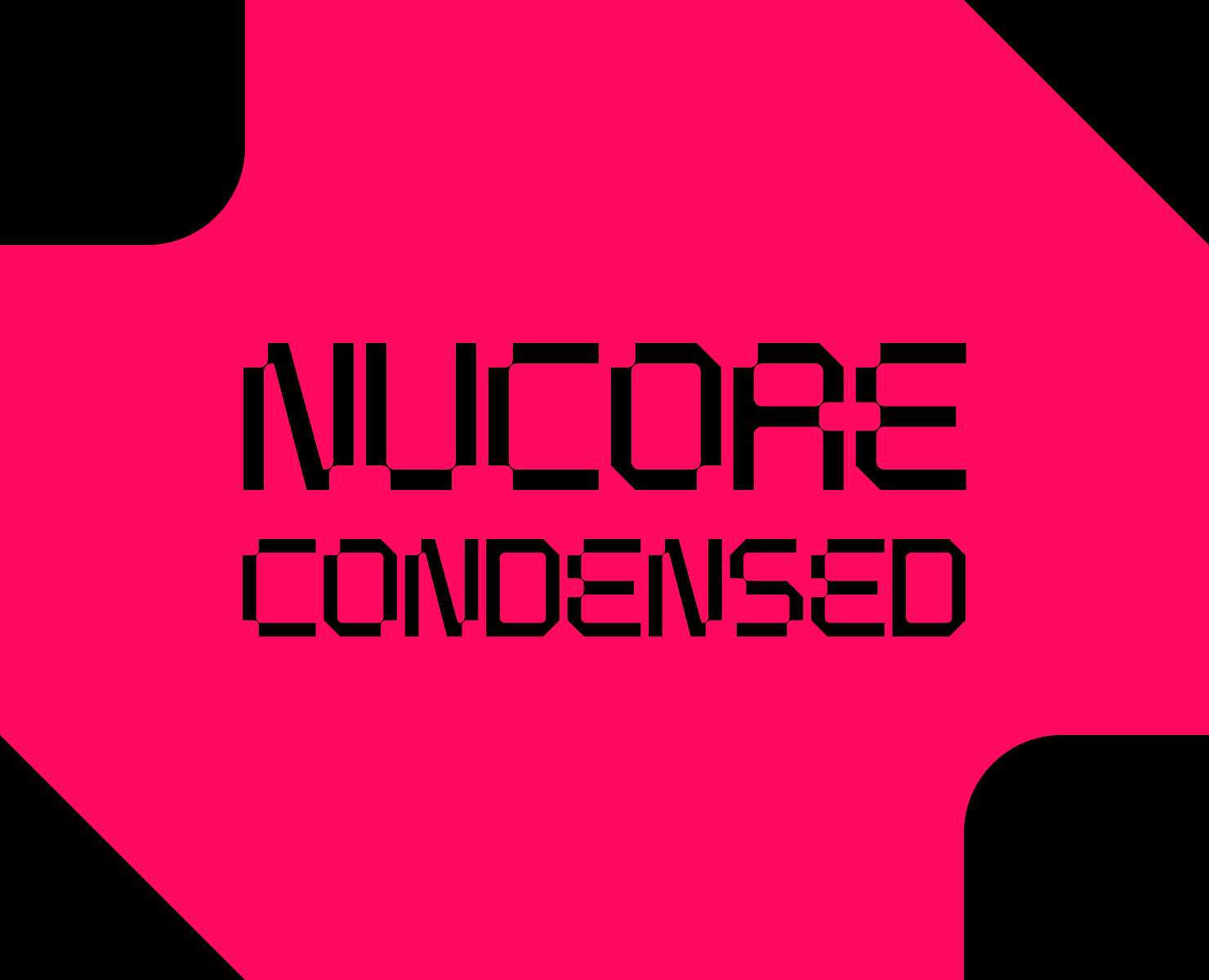 NuCore Condensed Display Font на Dprofile