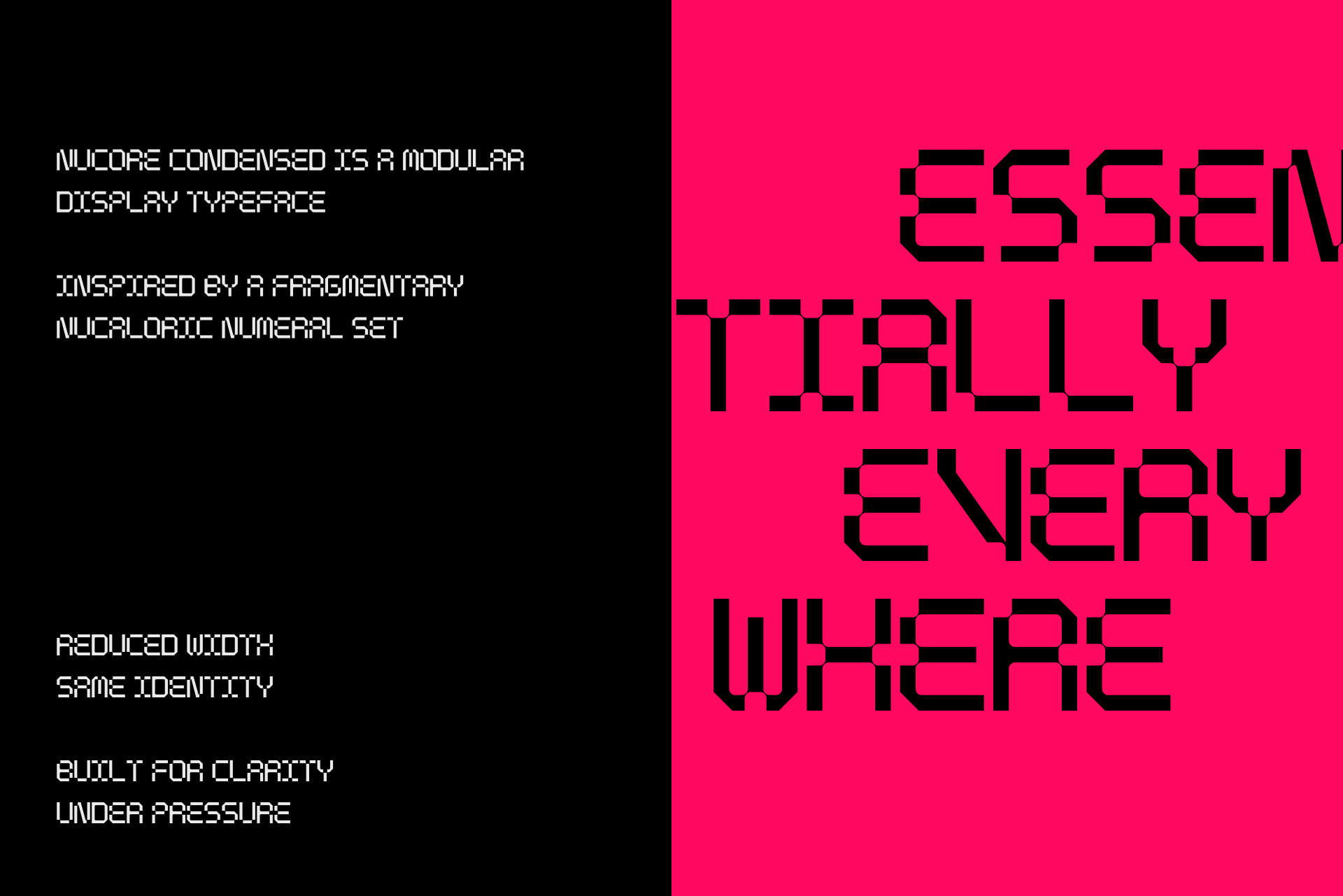 NuCore Condensed Display Font — Изображение №2 — Графика на Dprofile