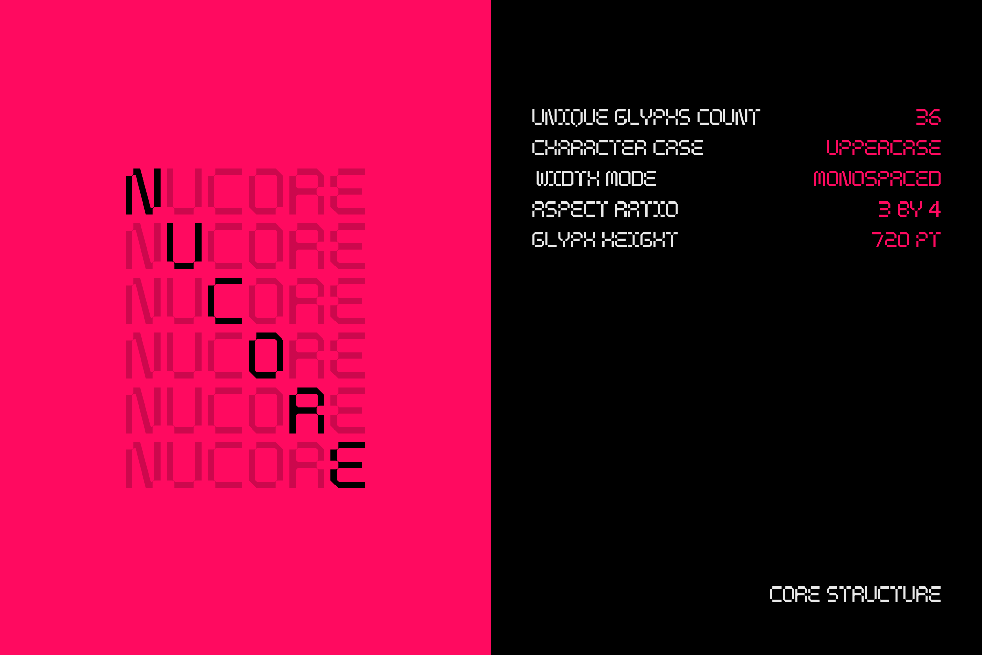 NuCore Condensed Display Font — Изображение №3 — Графика на Dprofile