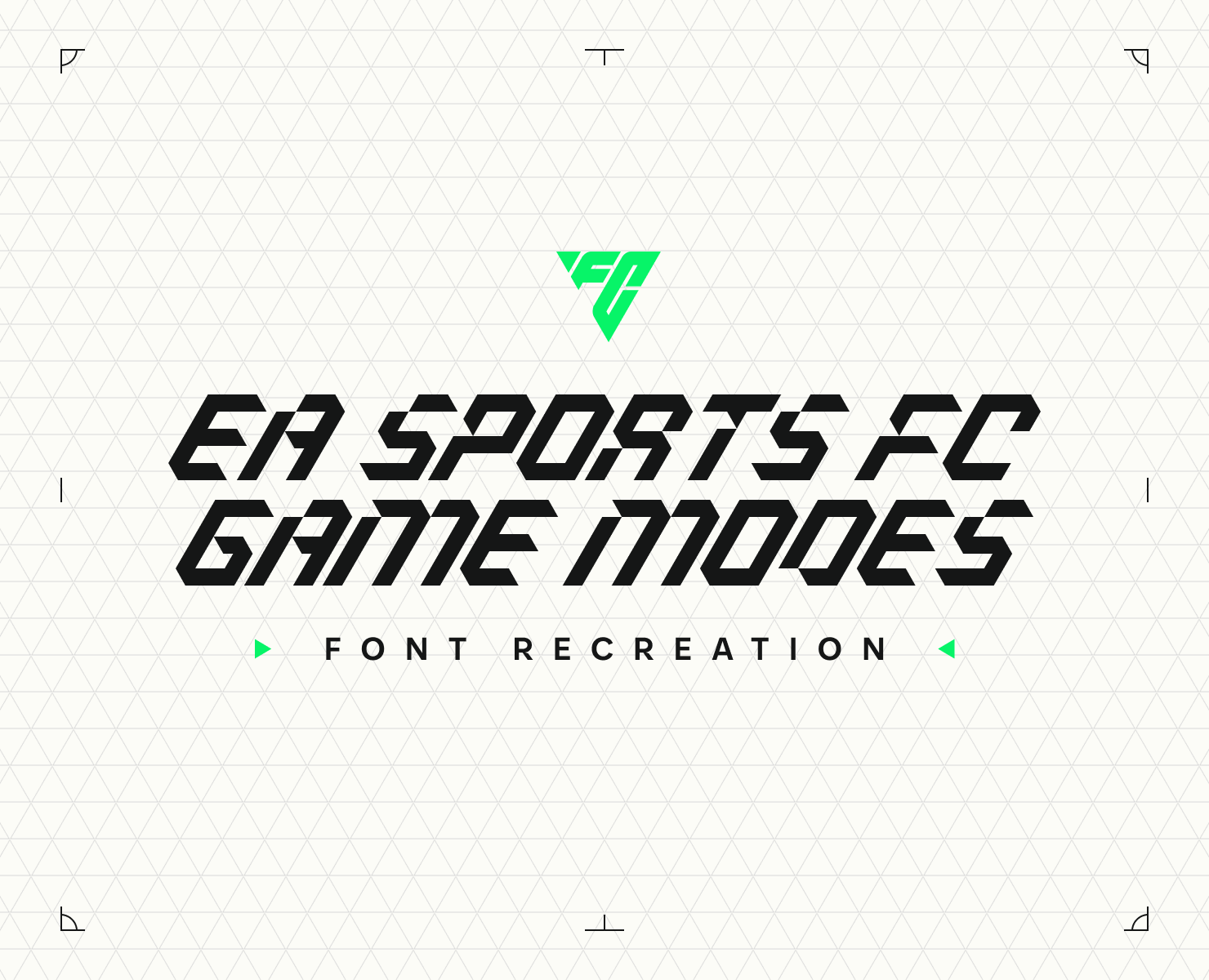 EA SPORTS FC Game Modes Font на Dprofile