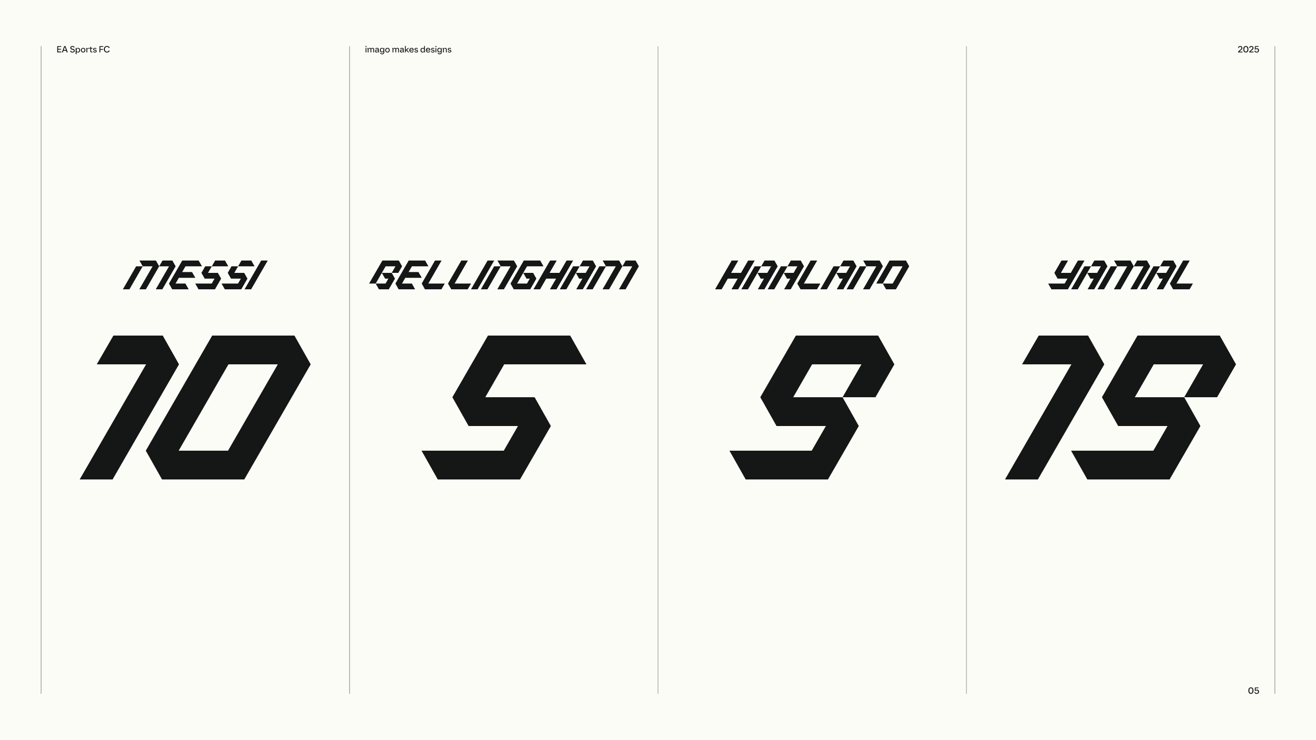 EA SPORTS FC Game Modes Font — Изображение №11 — Графика на Dprofile