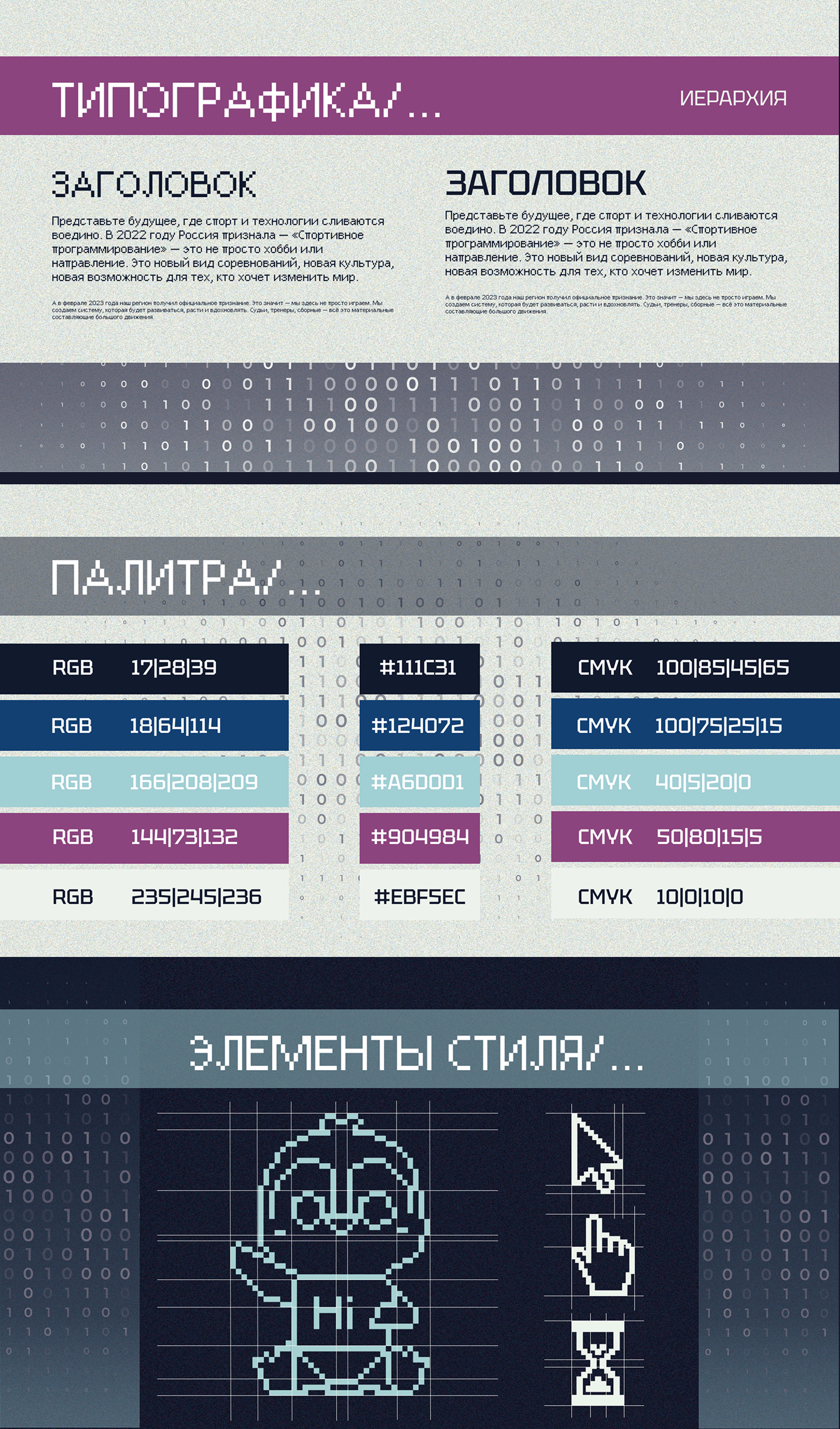 Брендбук для Федерации спортивного программирования — Изображение №8 — Брендинг на Dprofile