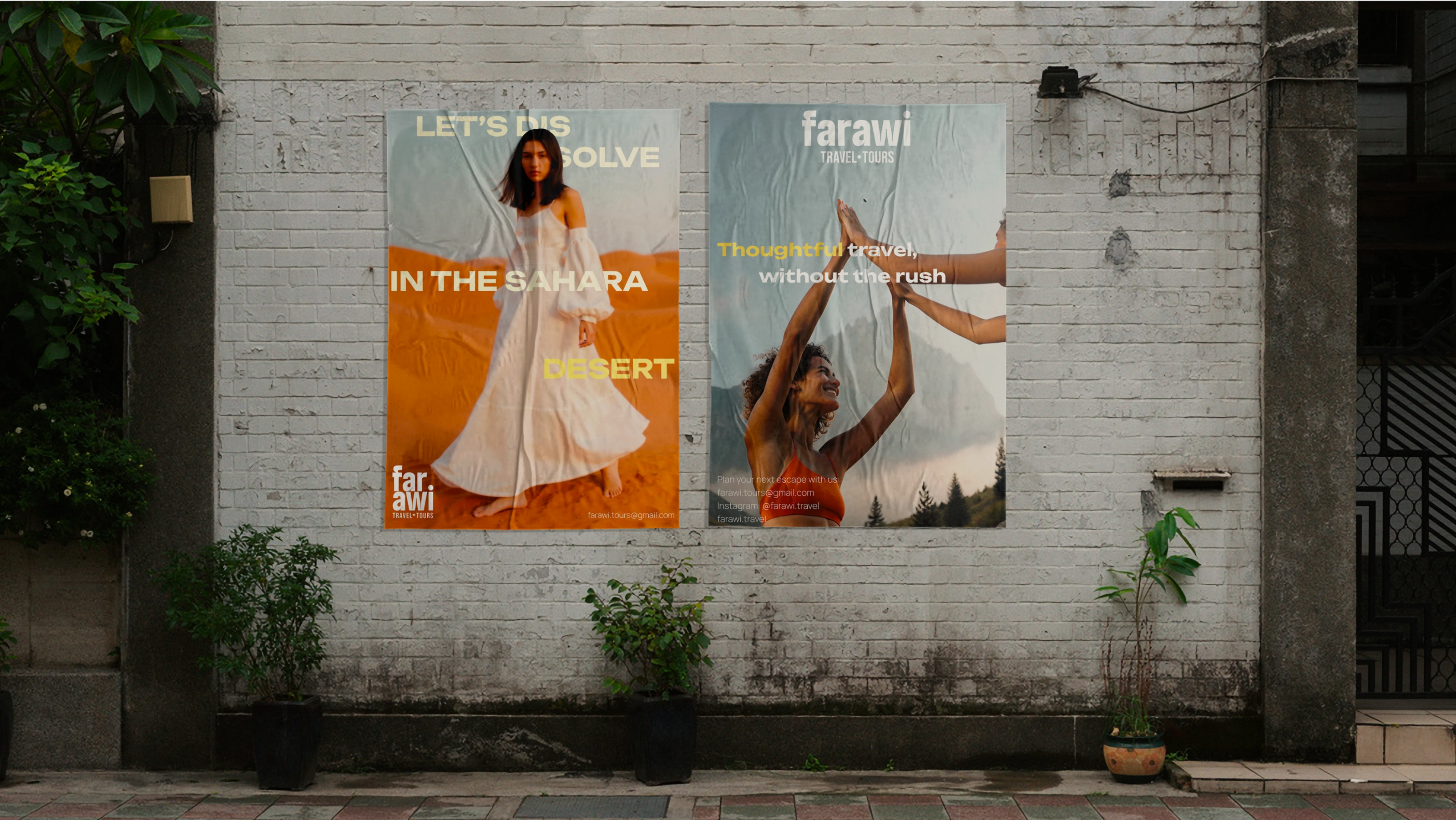 Farawi | Brand identity for travel tours — Изображение №14 — Брендинг на Dprofile