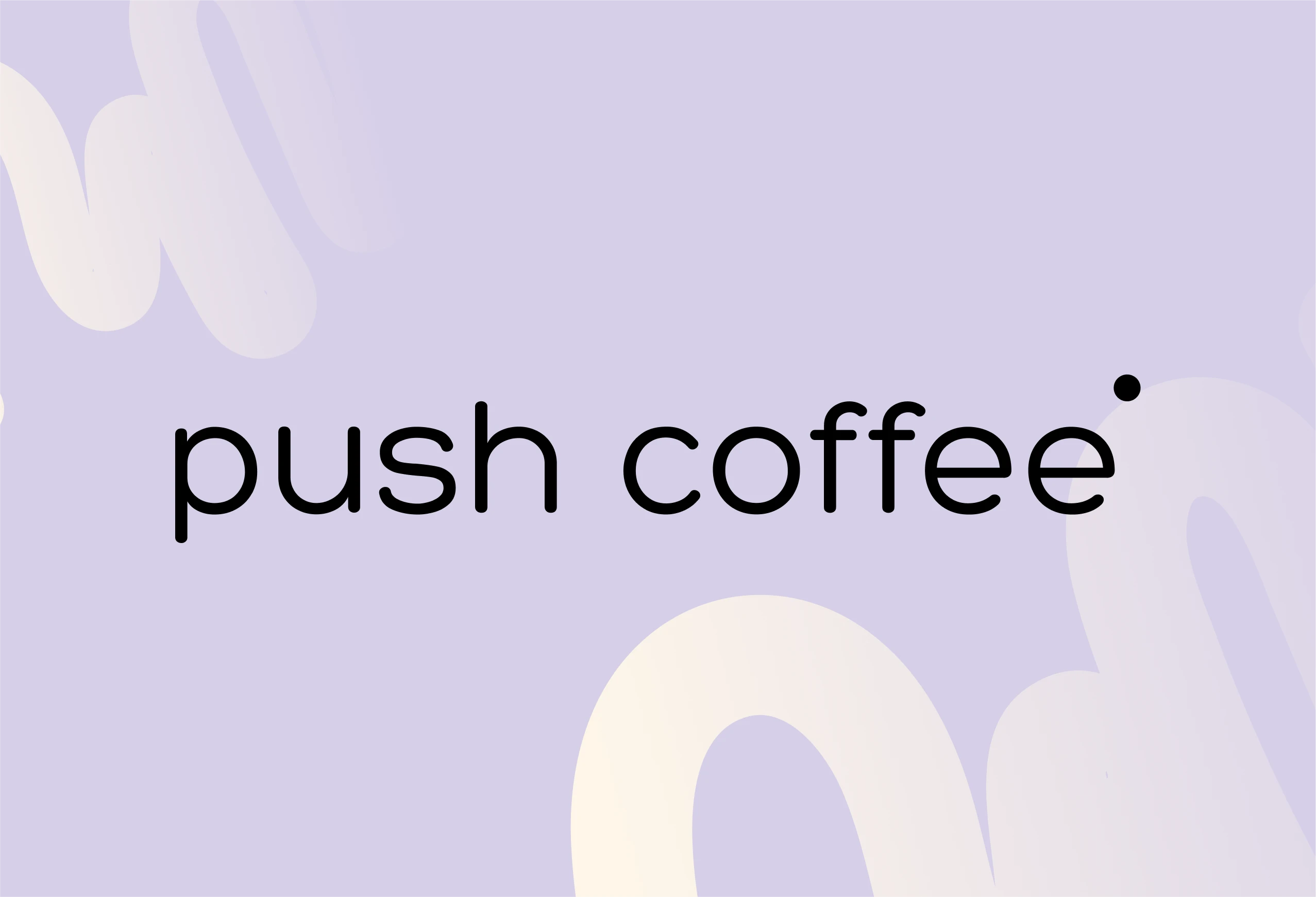 Push coffee | cafe brand identity — Изображение №1 — Интерфейсы, Брендинг на Dprofile