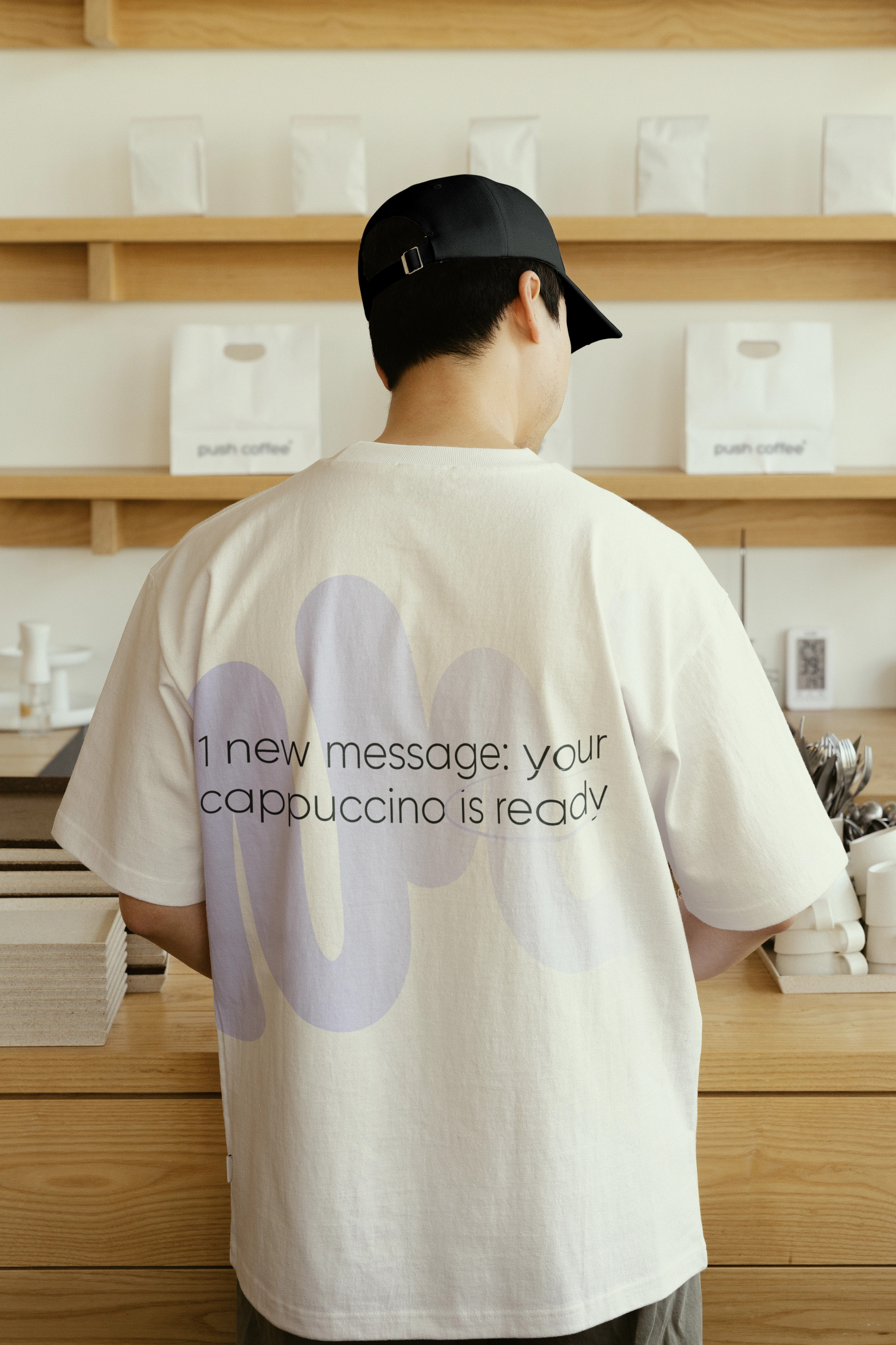 Push coffee | cafe brand identity — Изображение №8 — Интерфейсы, Брендинг на Dprofile