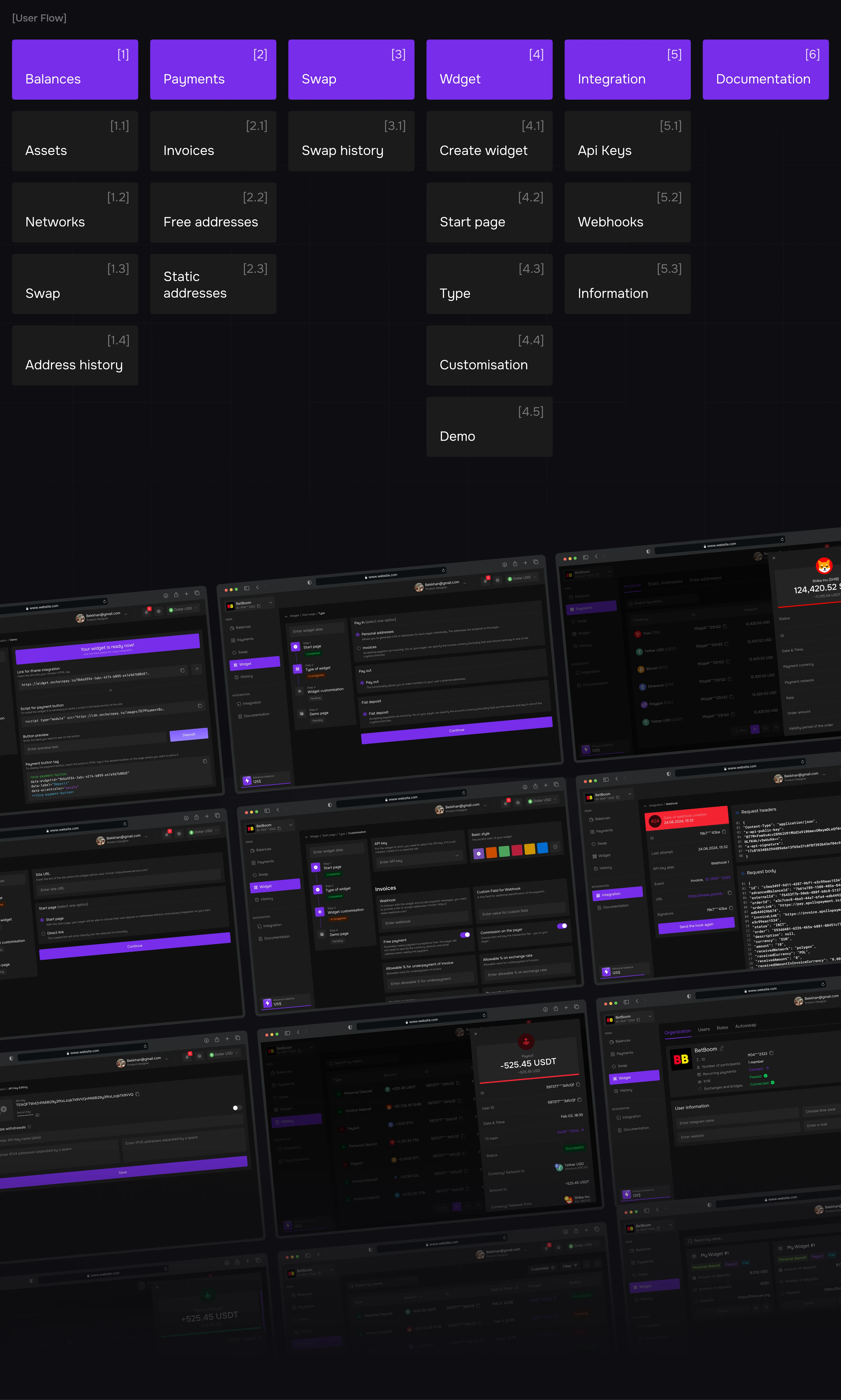 Crypto Payment Product Design — Изображение №5 — Интерфейсы на Dprofile