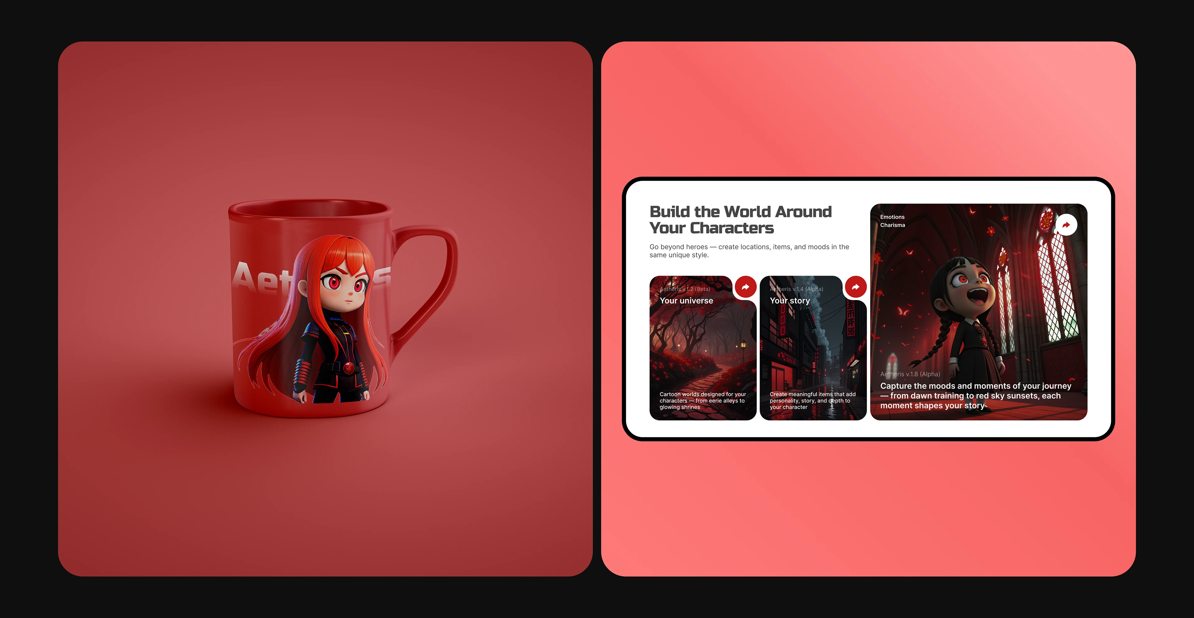 3D Character & World Builder Website — Изображение №7 — Интерфейсы, Брендинг на Dprofile