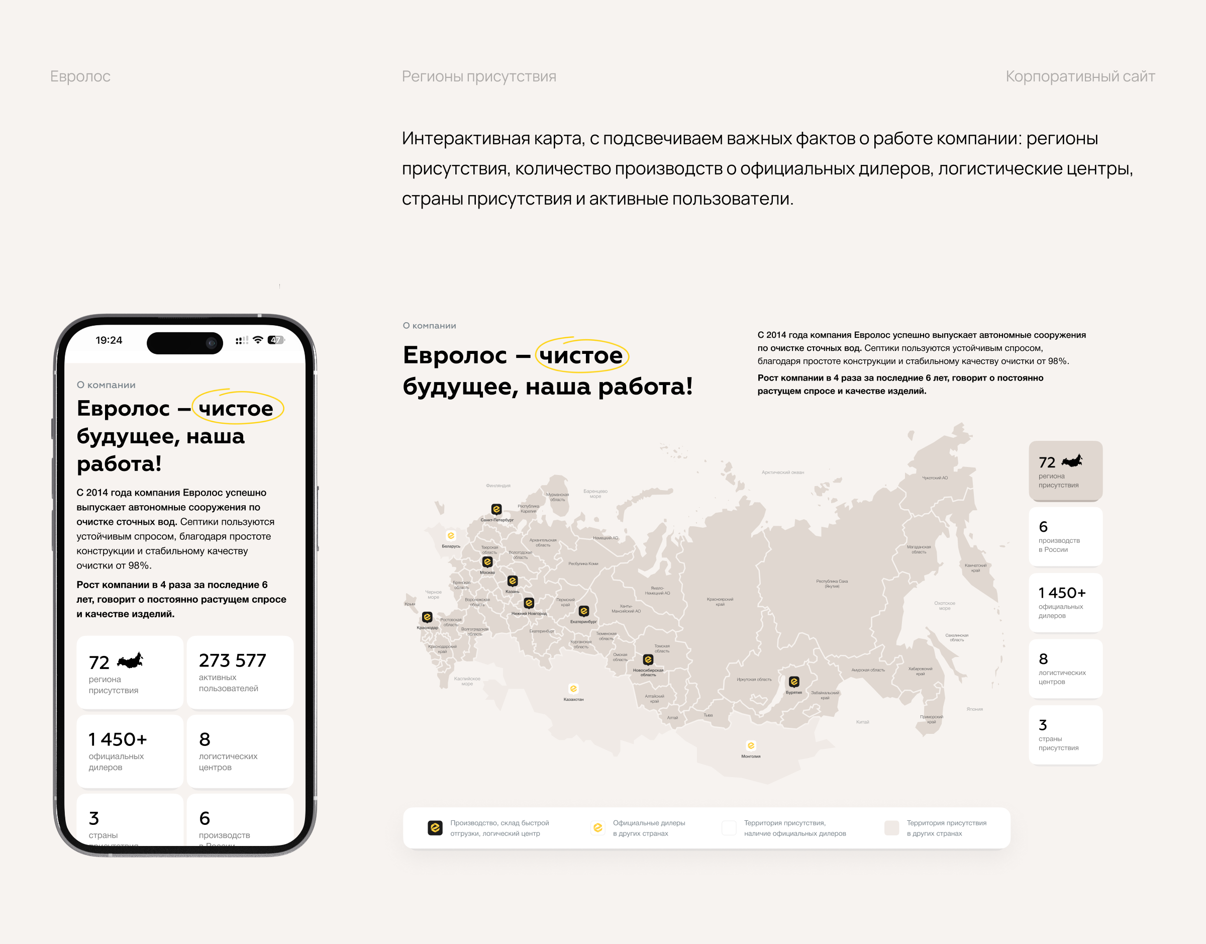 Редизайн главной страницы сайта Евролос — Изображение №4 — Интерфейсы на Dprofile