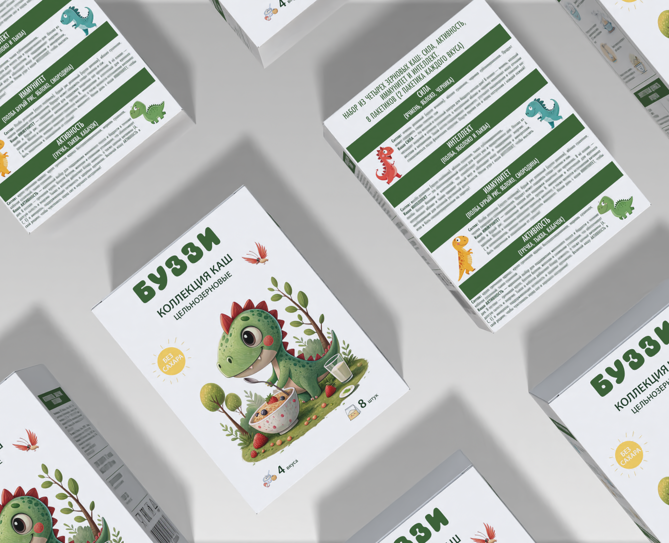 Логотип и упаковка для серии детских продуктов — Интерфейсы, Брендинг на Dprofile