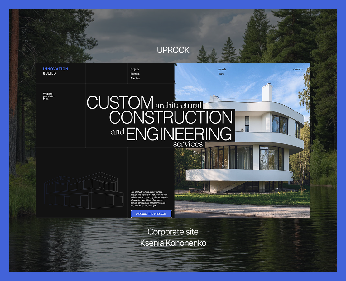 INNOVATION&BUILD | Corporate Website — Интерфейсы на Dprofile