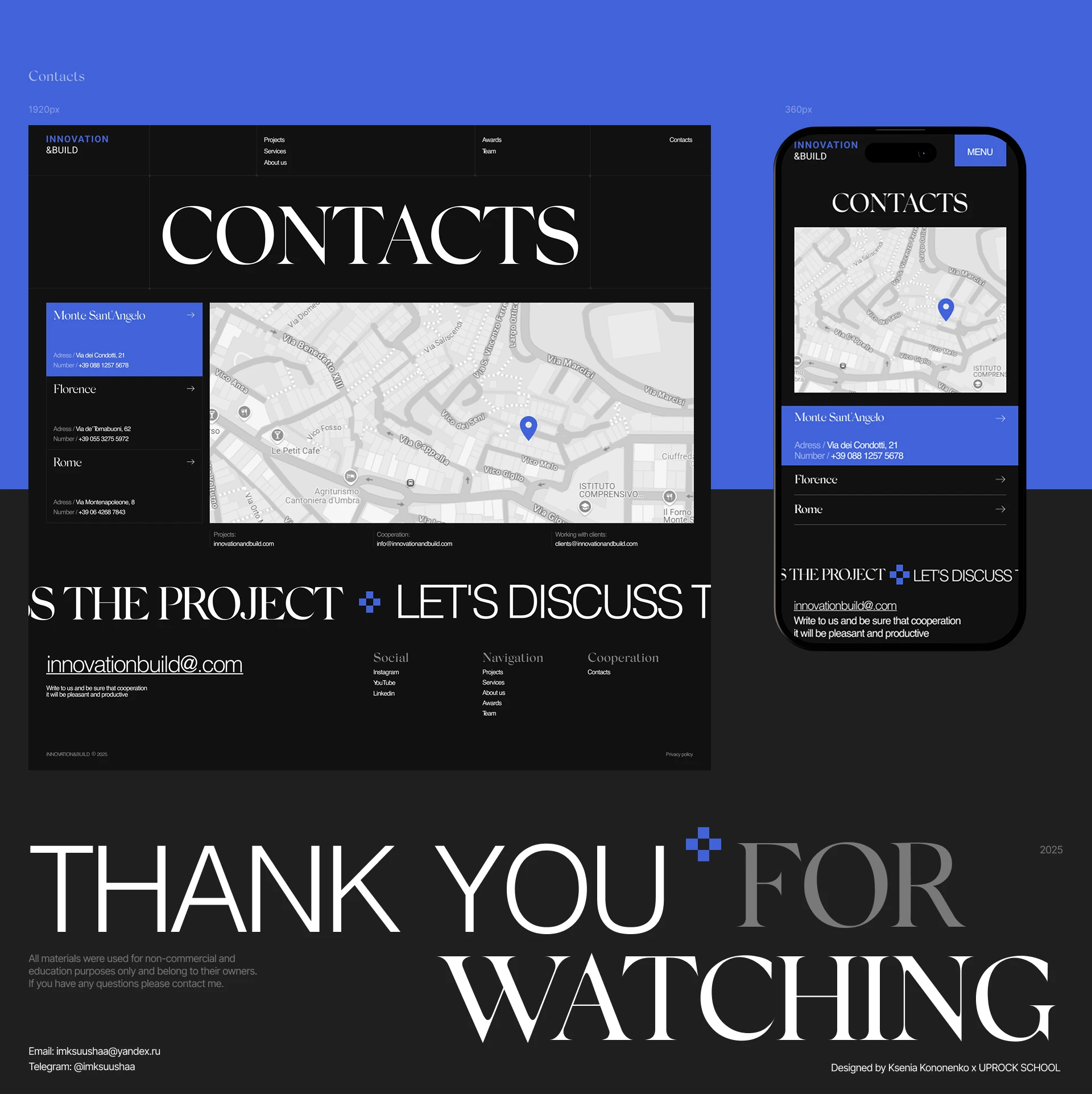 INNOVATION&BUILD | Corporate Website — Изображение №10 — Интерфейсы на Dprofile