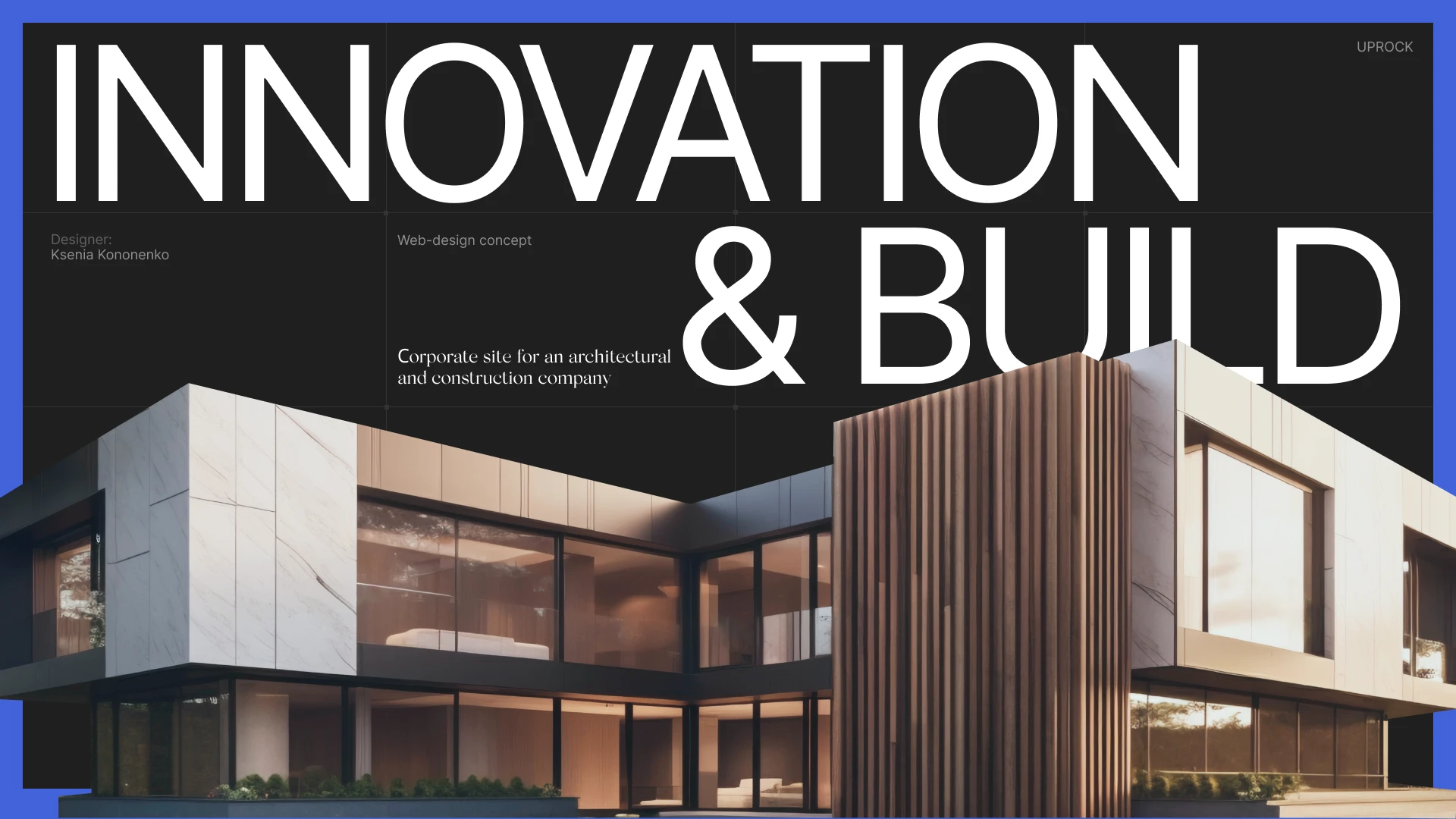 INNOVATION&BUILD | Corporate Website — Изображение №1 — Интерфейсы на Dprofile
