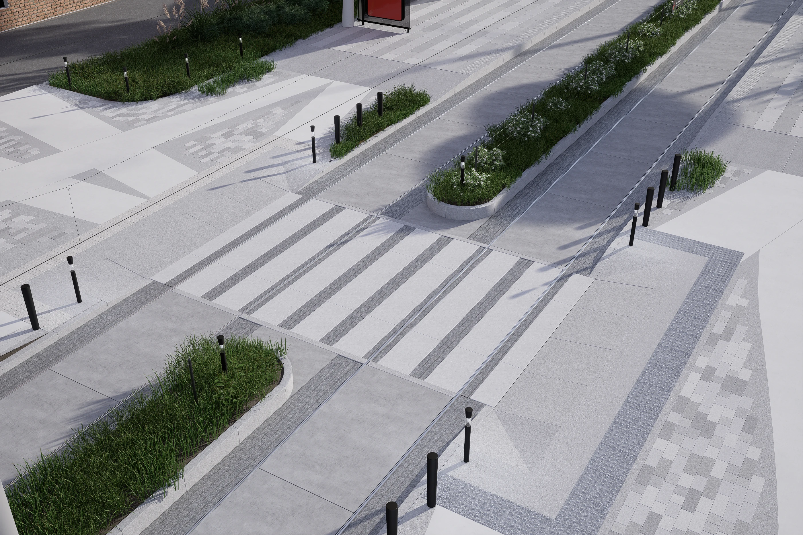 Трамвайная станция Краснодар / tram station — Изображение №15 — Графика, 3D на Dprofile