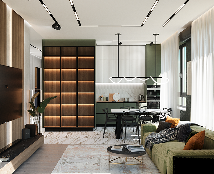 Интерьер - Скандинавия центр / interior на Dprofile