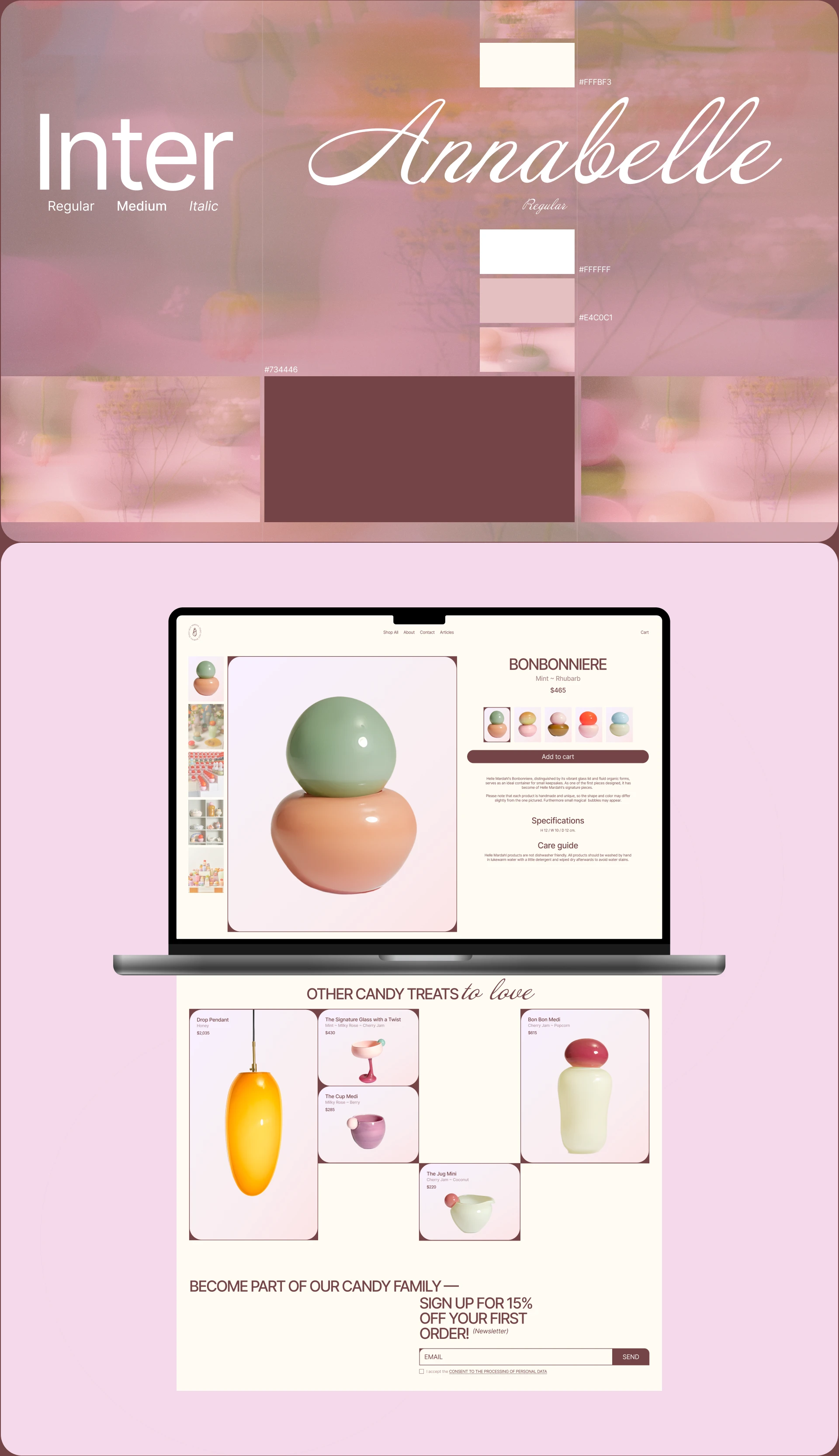E-COMMERCE Redesign | Helle Mardahl Studio — Изображение №6 — Интерфейсы, Графика на Dprofile