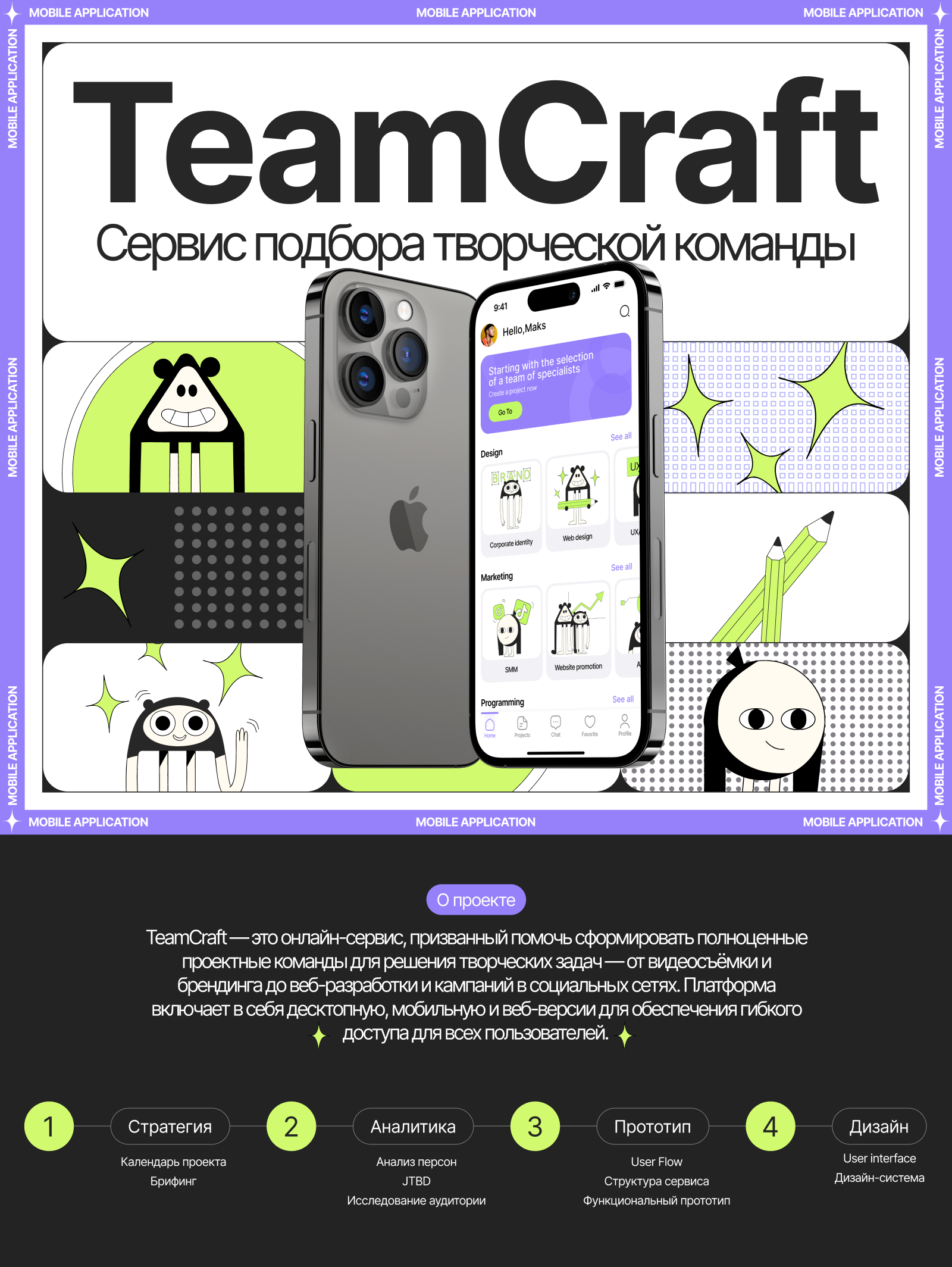 TeamCraft мобильное приложение | UX/UI — Изображение №1 — Интерфейсы на Dprofile