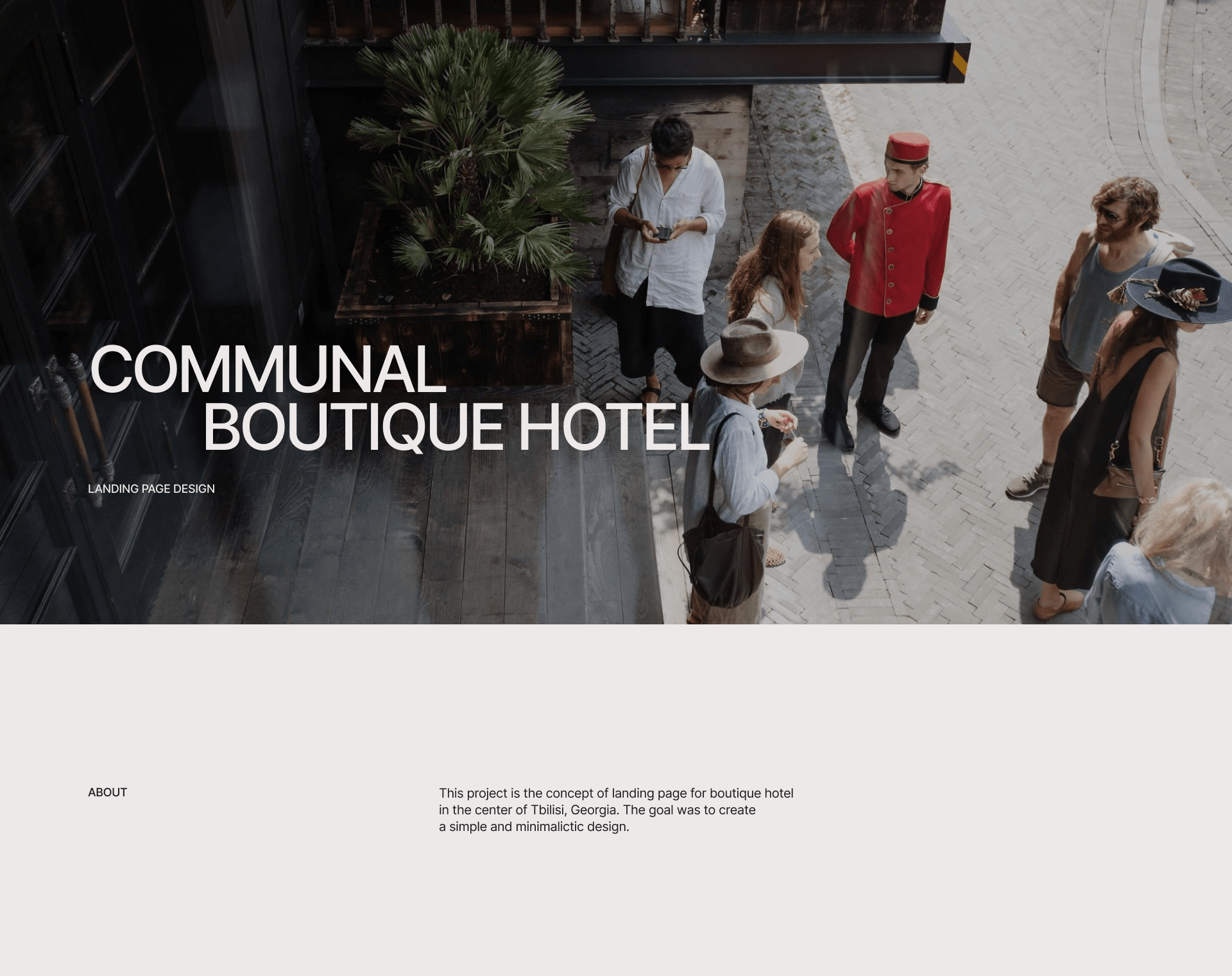 Boutique hotel website design — Изображение №1 — Интерфейсы, Маркетинг на Dprofile