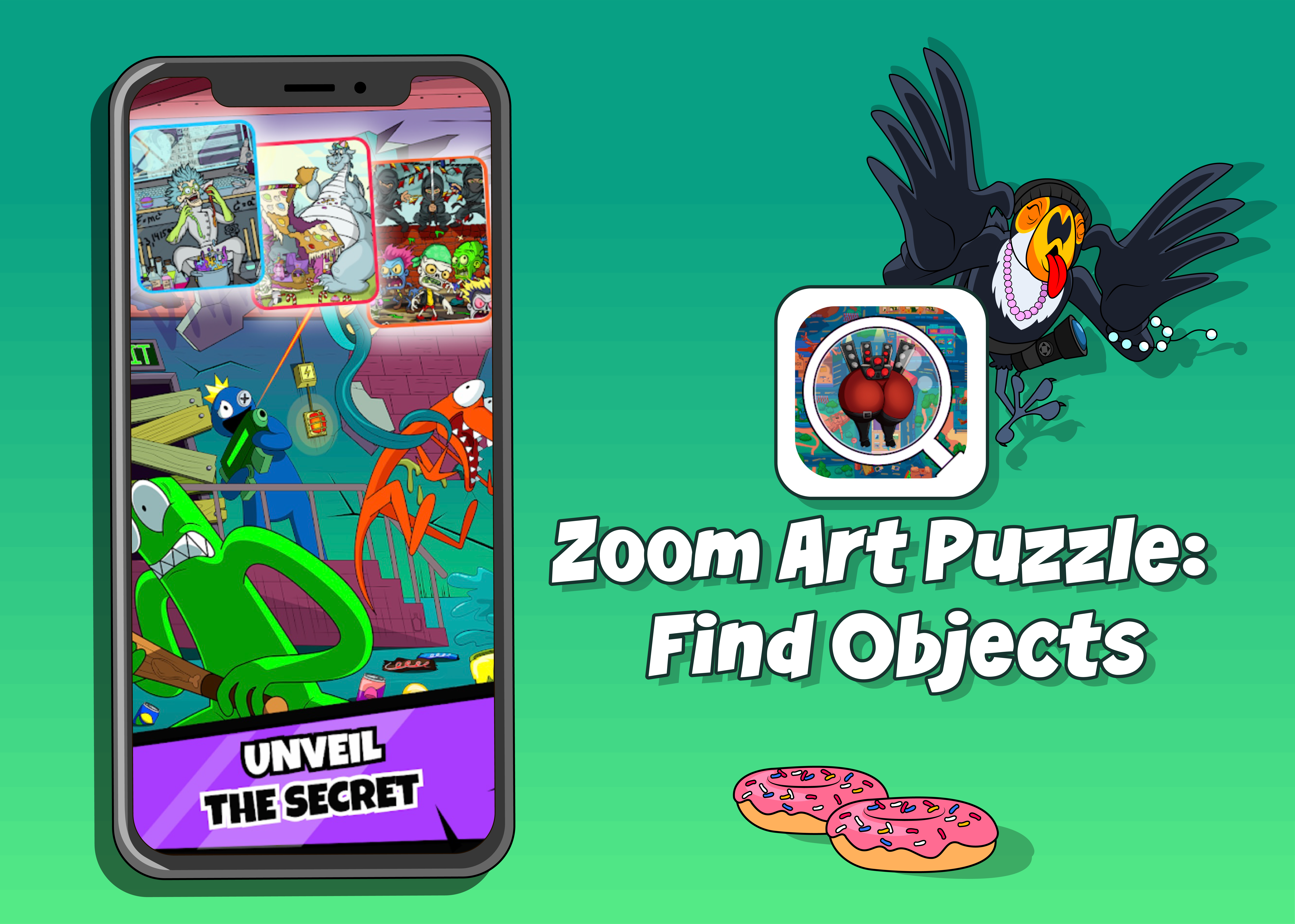 A mobile game. Search for objects. — Изображение №1 — Иллюстрация на Dprofile