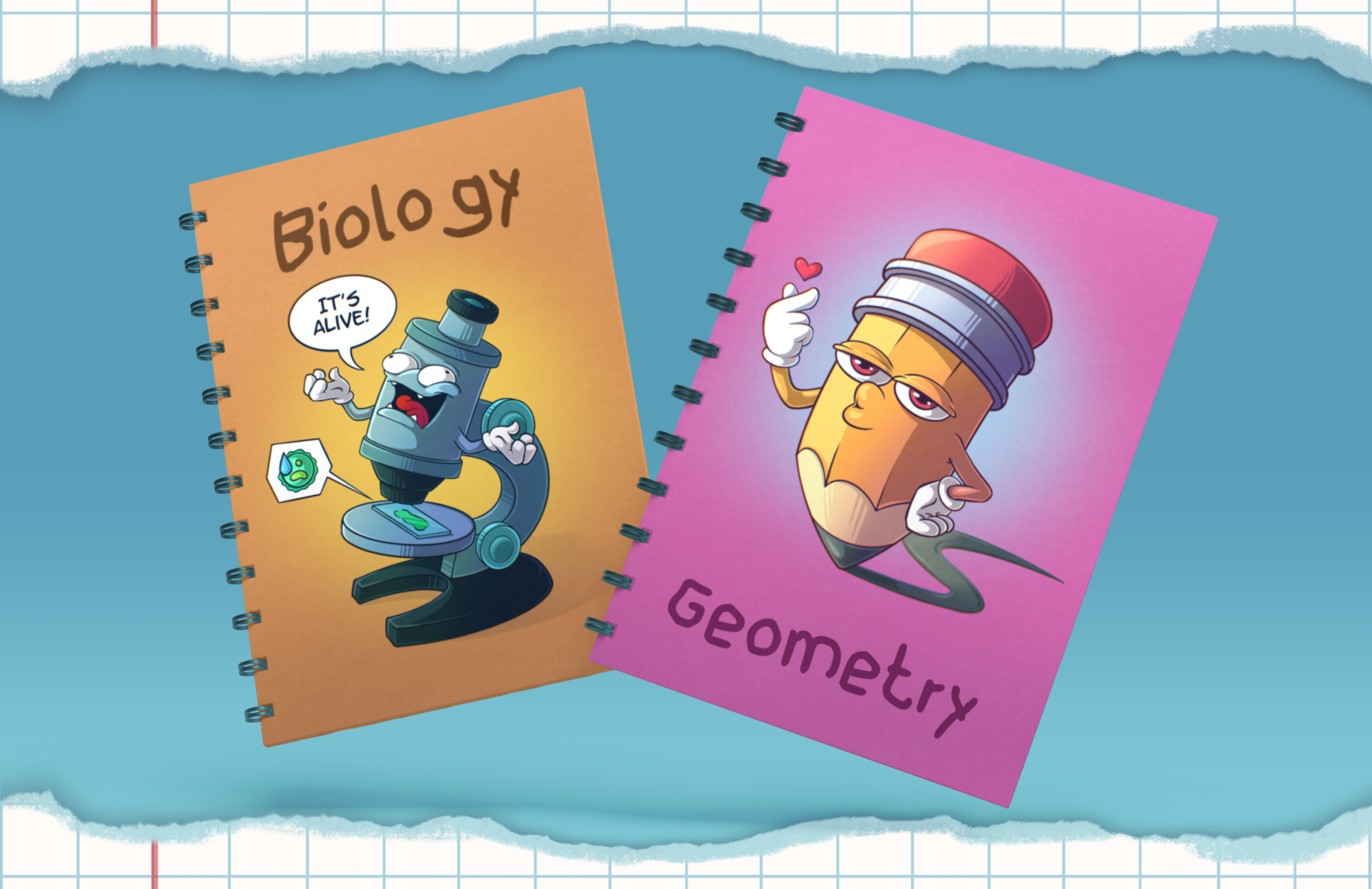 Back to school, characters — Изображение №6 — Иллюстрация на Dprofile