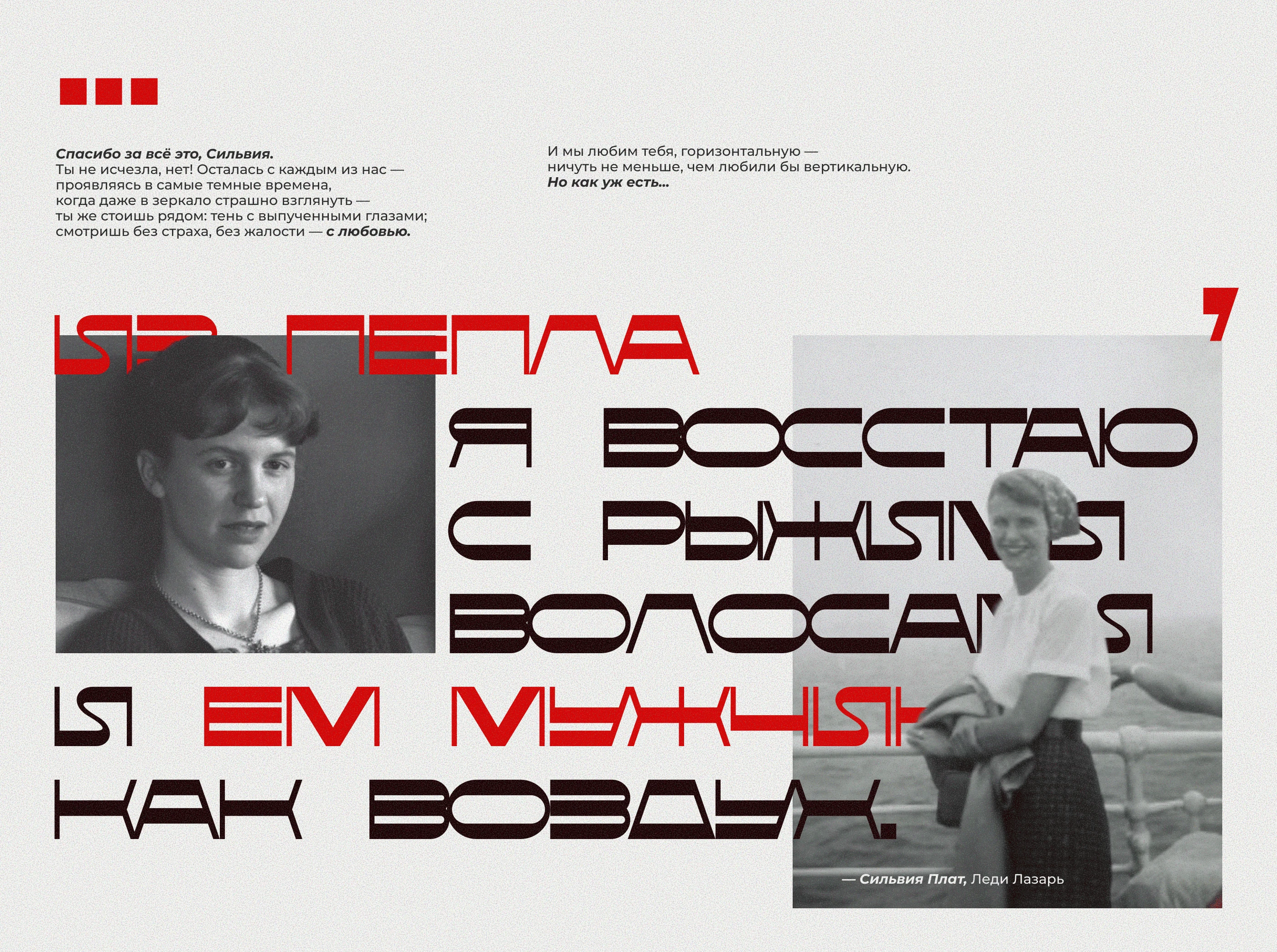 Презентация о Сильвии Плат, Presentation about Sylvia Plath — Изображение №18 — Интерфейсы, Маркетинг на Dprofile