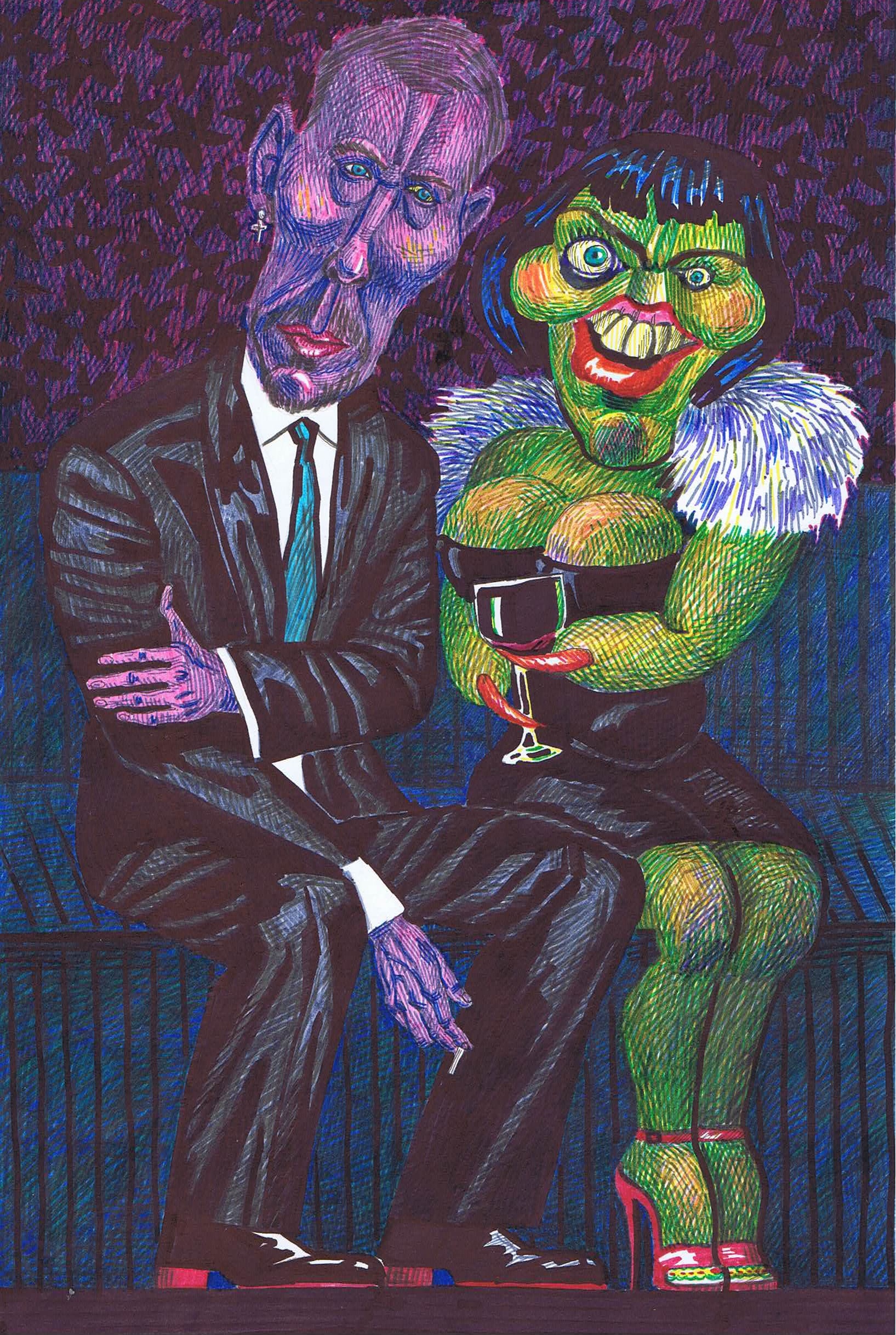 Александр Маккуин & Изабелла Блоу — Изображение №2 — Иллюстрация, Графика на Dprofile
