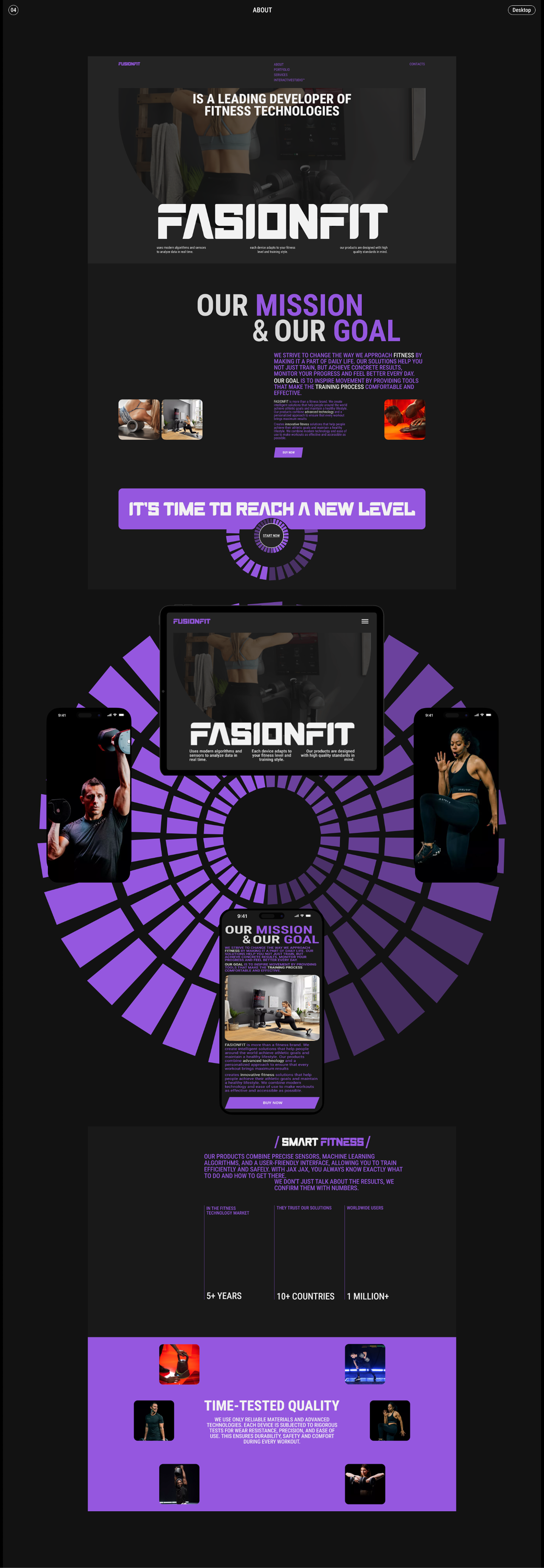 FASIONFIT // Корпоративный сайт — Изображение №11 — Интерфейсы на Dprofile