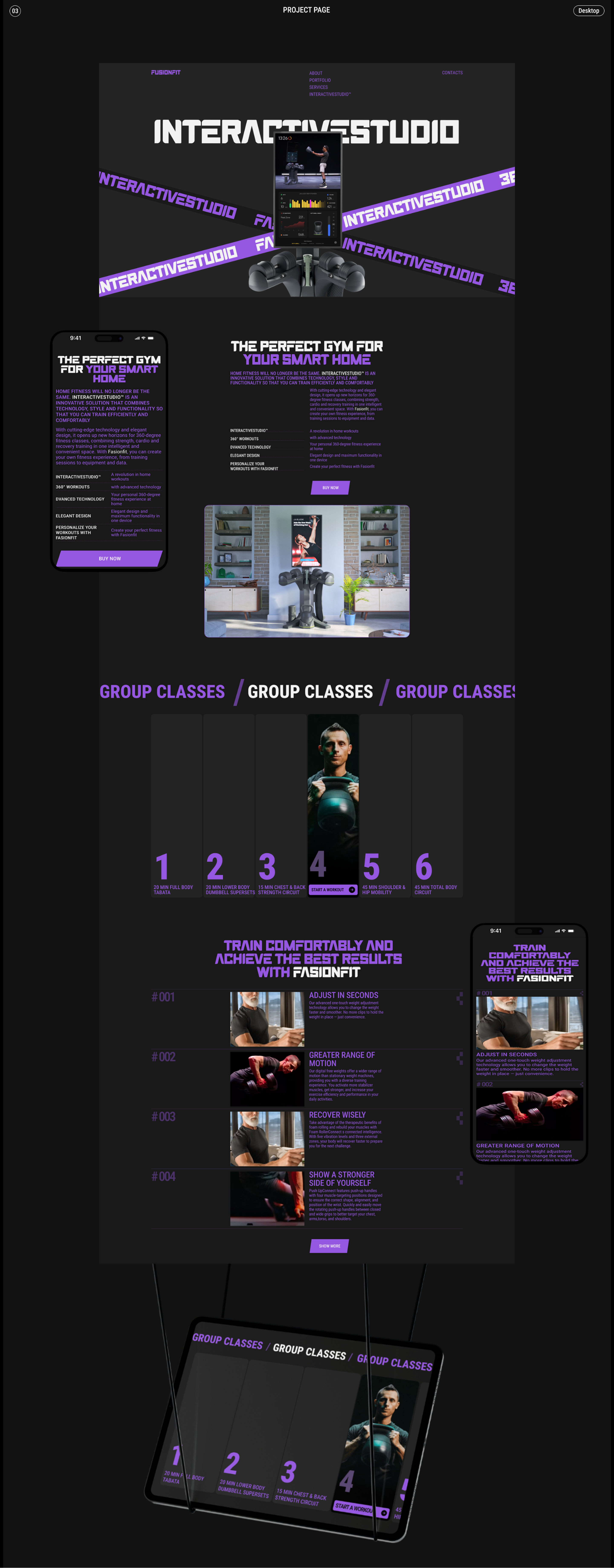 FASIONFIT // Корпоративный сайт — Изображение №9 — Интерфейсы на Dprofile