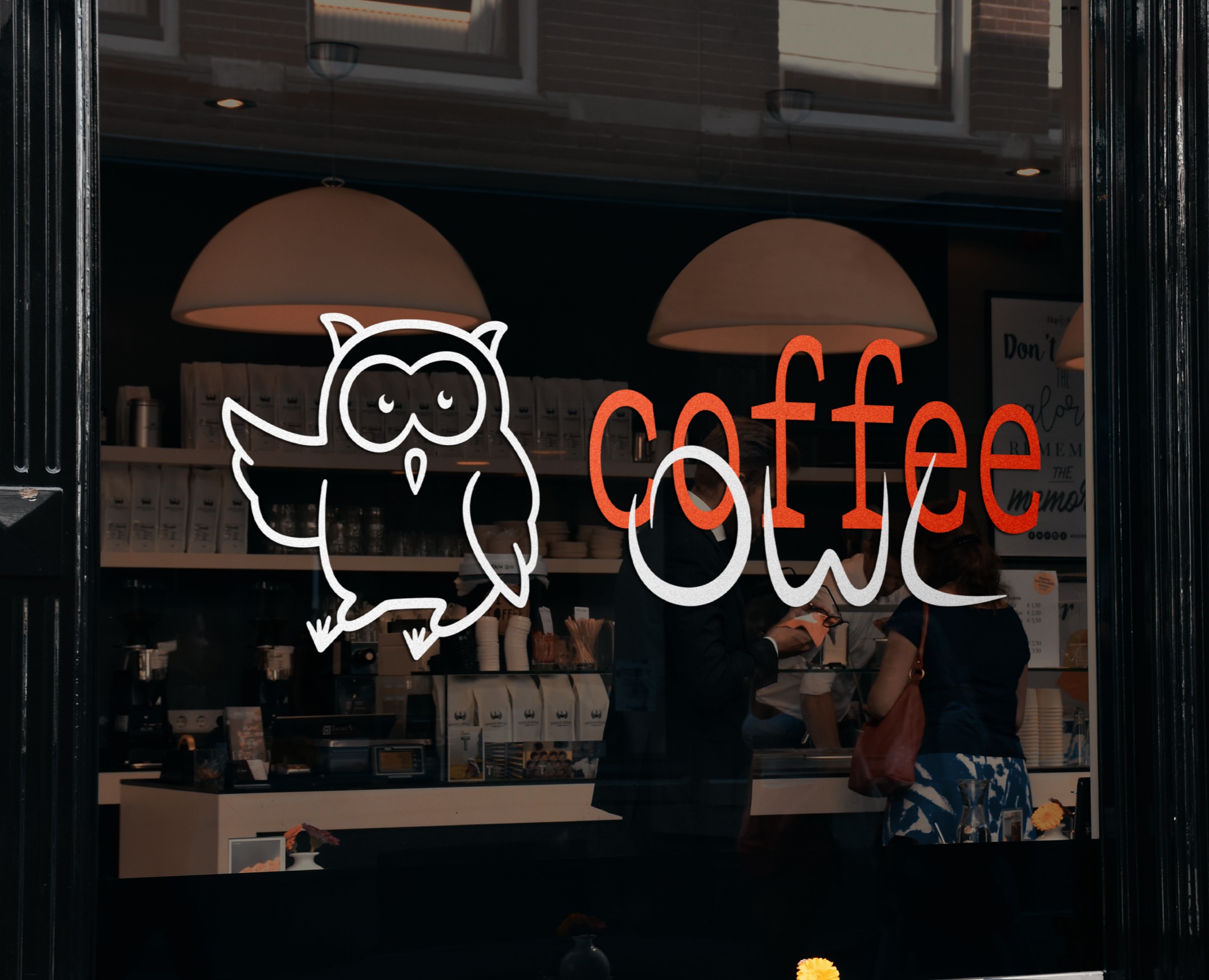 Coffee owl | brand identity | coffee shop — Брендинг, Иллюстрация на Dprofile