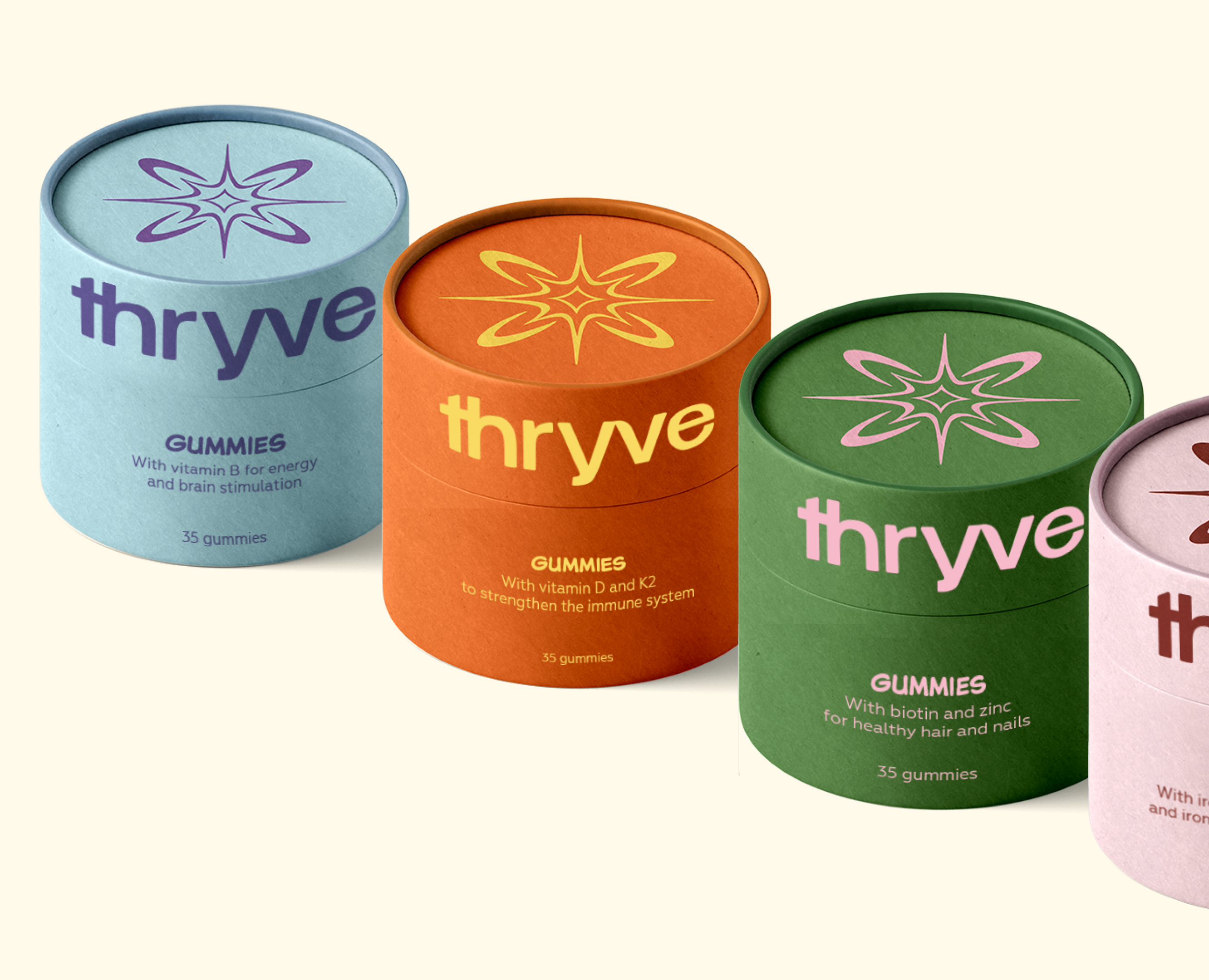 Thryve | Wellness brand | Логотип | Фирменный стиль — Брендинг на Dprofile