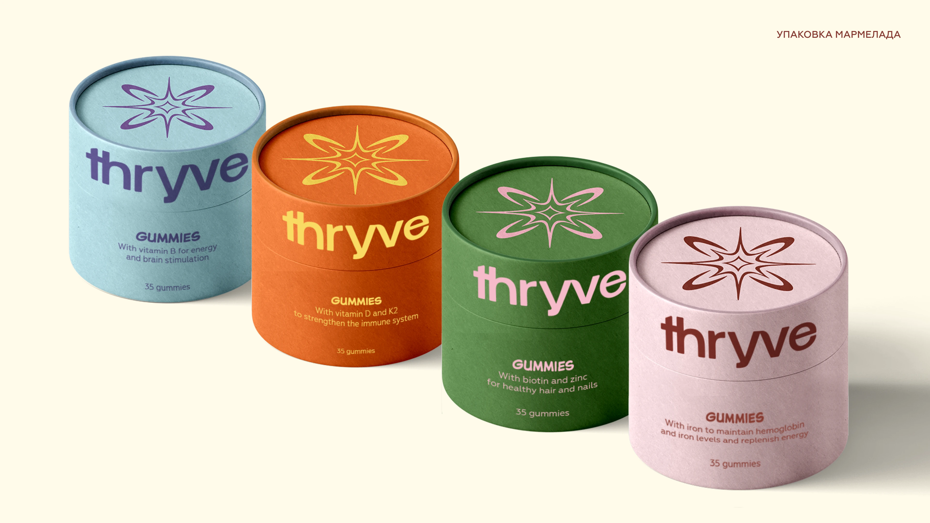 Thryve | Wellness brand | Логотип | Фирменный стиль — Изображение №5 — Брендинг на Dprofile