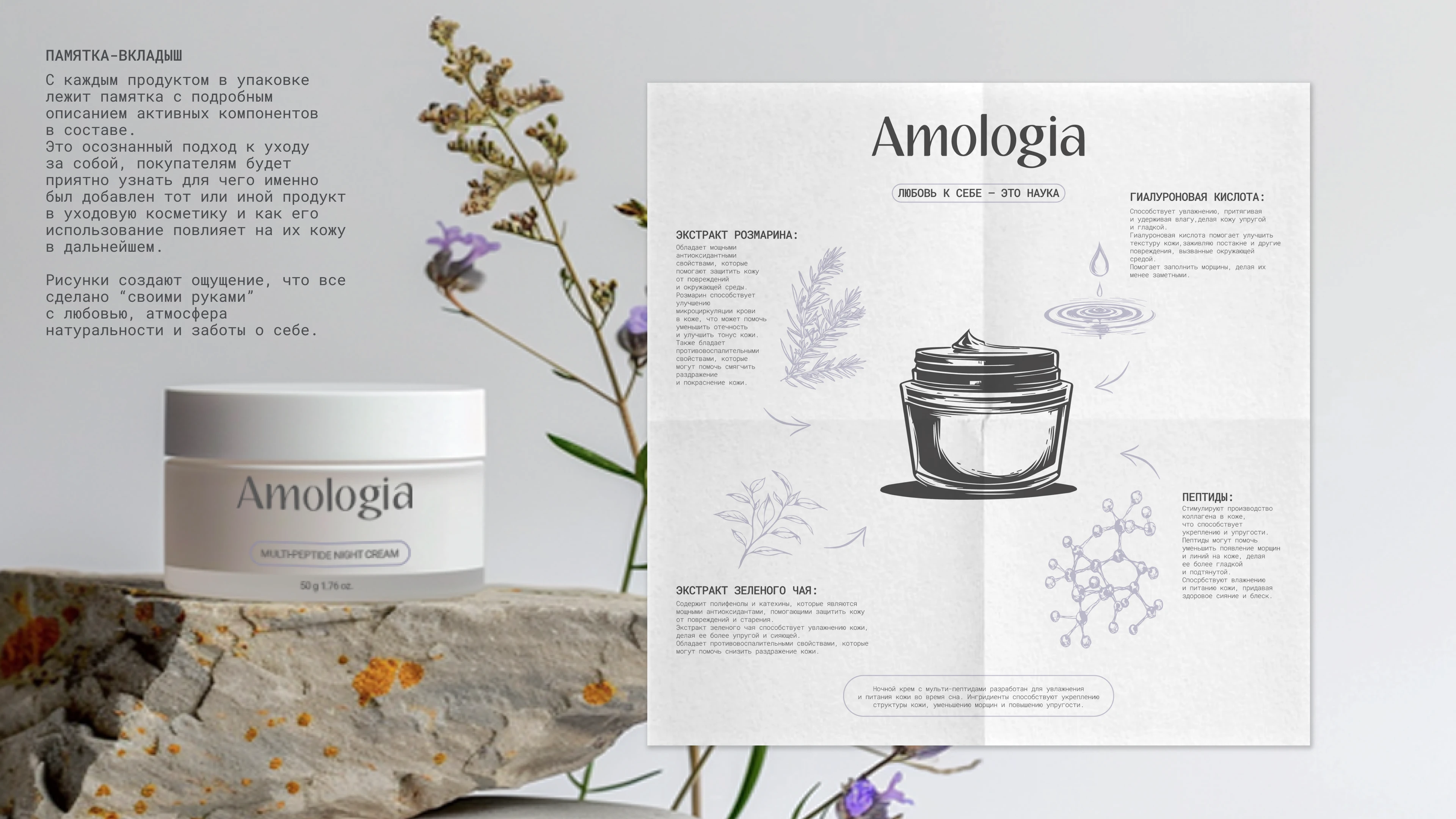 Amologia | Brand Identity & Packaging — Изображение №9 — Брендинг на Dprofile