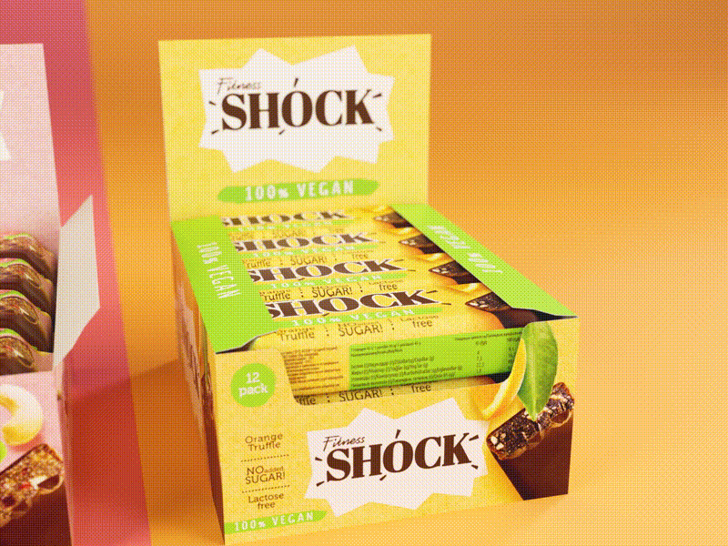 FITNESS SHOCK VEGAN // commercial for a diet food manufactur — Изображение №10 — 3D, Анимация на Dprofile