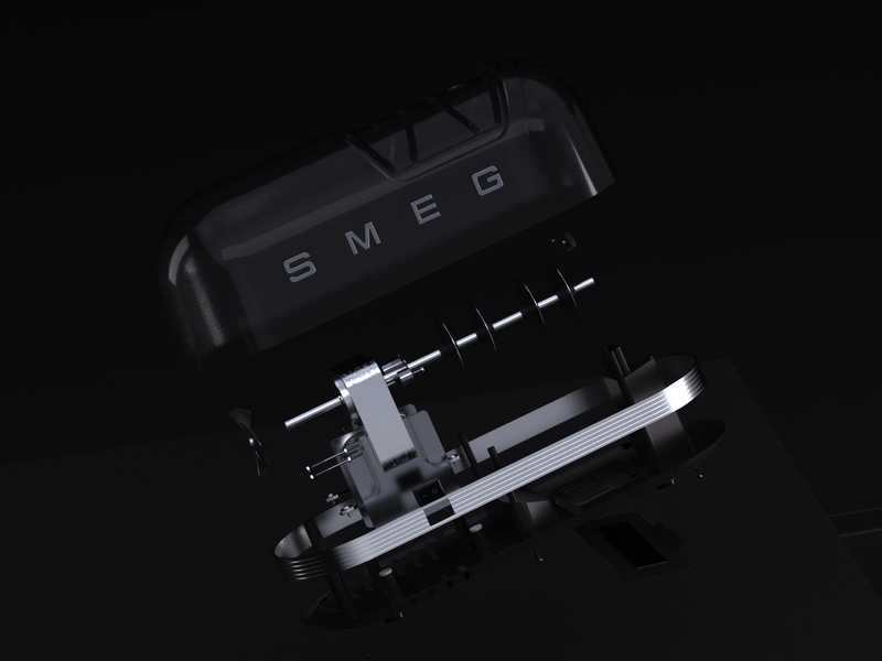 SMEG // Electric knife sharpener commercial — Изображение №6 — 3D, Анимация на Dprofile