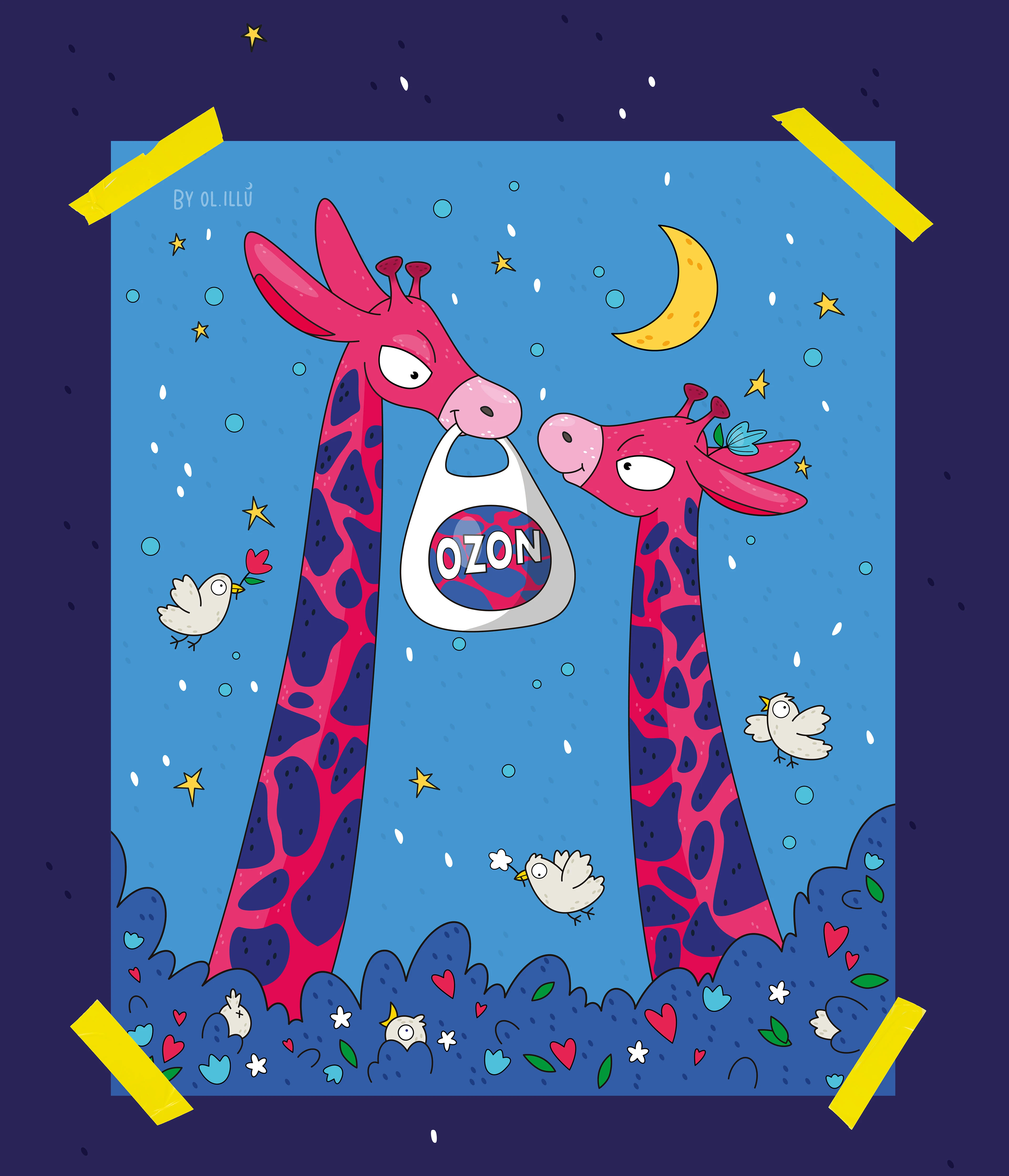 Character & Packaging. Ozon Ballon — Изображение №3 — Брендинг, Иллюстрация на Dprofile