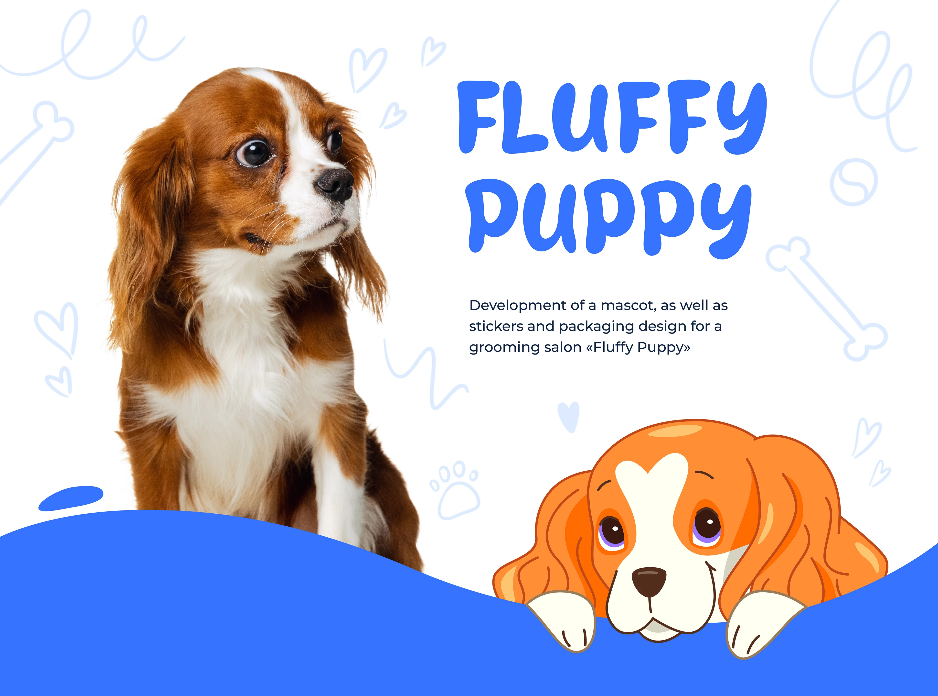 Brand Character for Grooming Salon. Packaging. Stickers — Изображение №1 — Брендинг, Иллюстрация на Dprofile