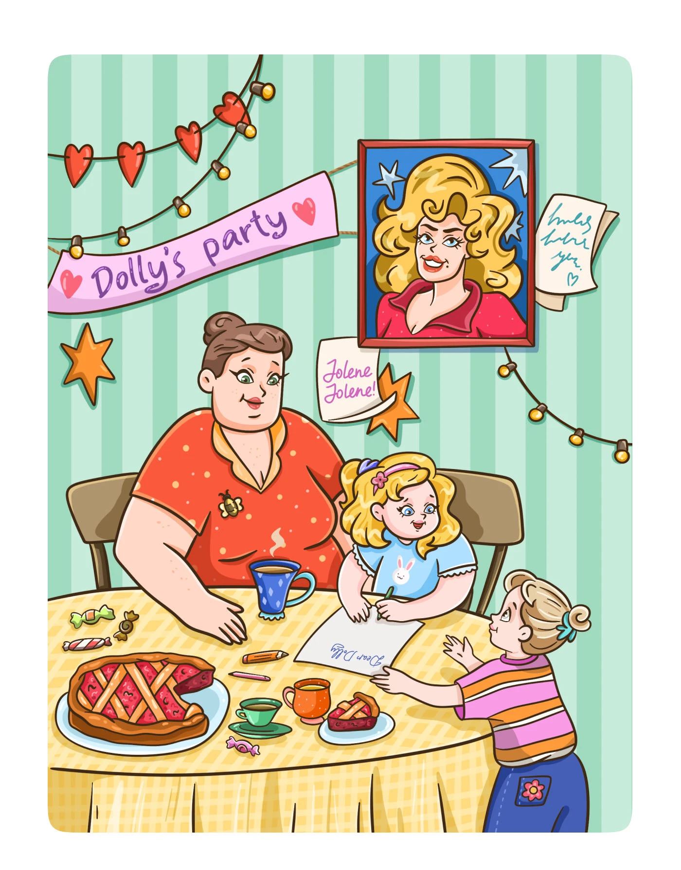 Book illustration&cover. Packaging & Characters. Dumplin' — Изображение №15 — Иллюстрация, Графика на Dprofile