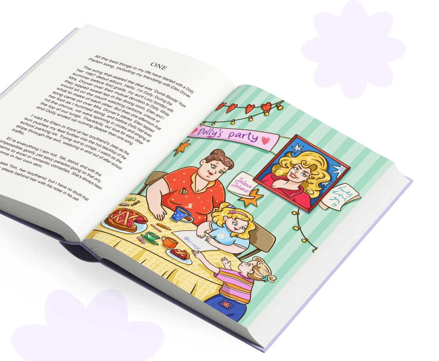 Book illustration&cover. Packaging & Characters. Dumplin' — Изображение №7 — Иллюстрация, Графика на Dprofile
