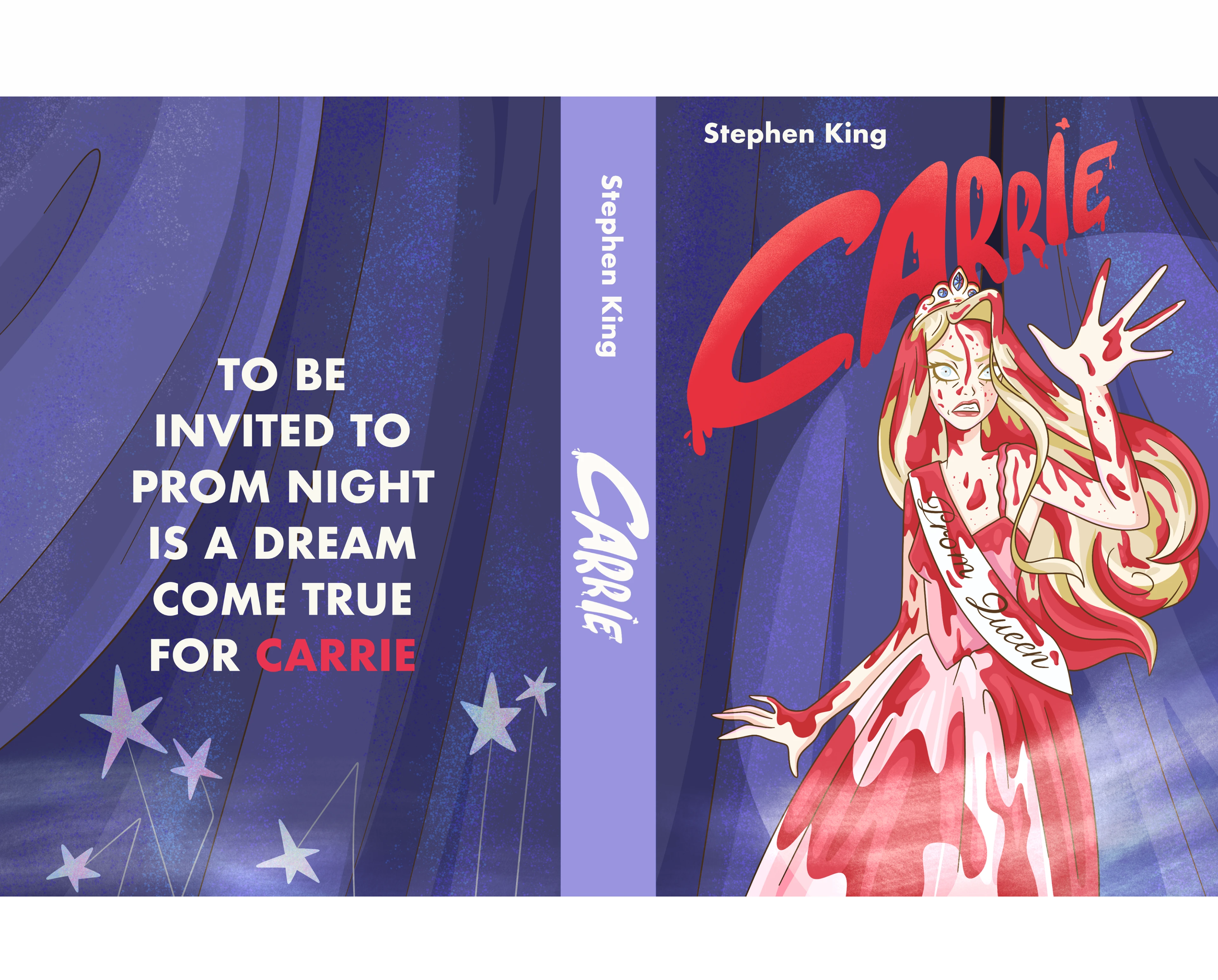 Book illustration & cover. Packaging & character. CARRIE — Изображение №8 — Иллюстрация, Графика на Dprofile