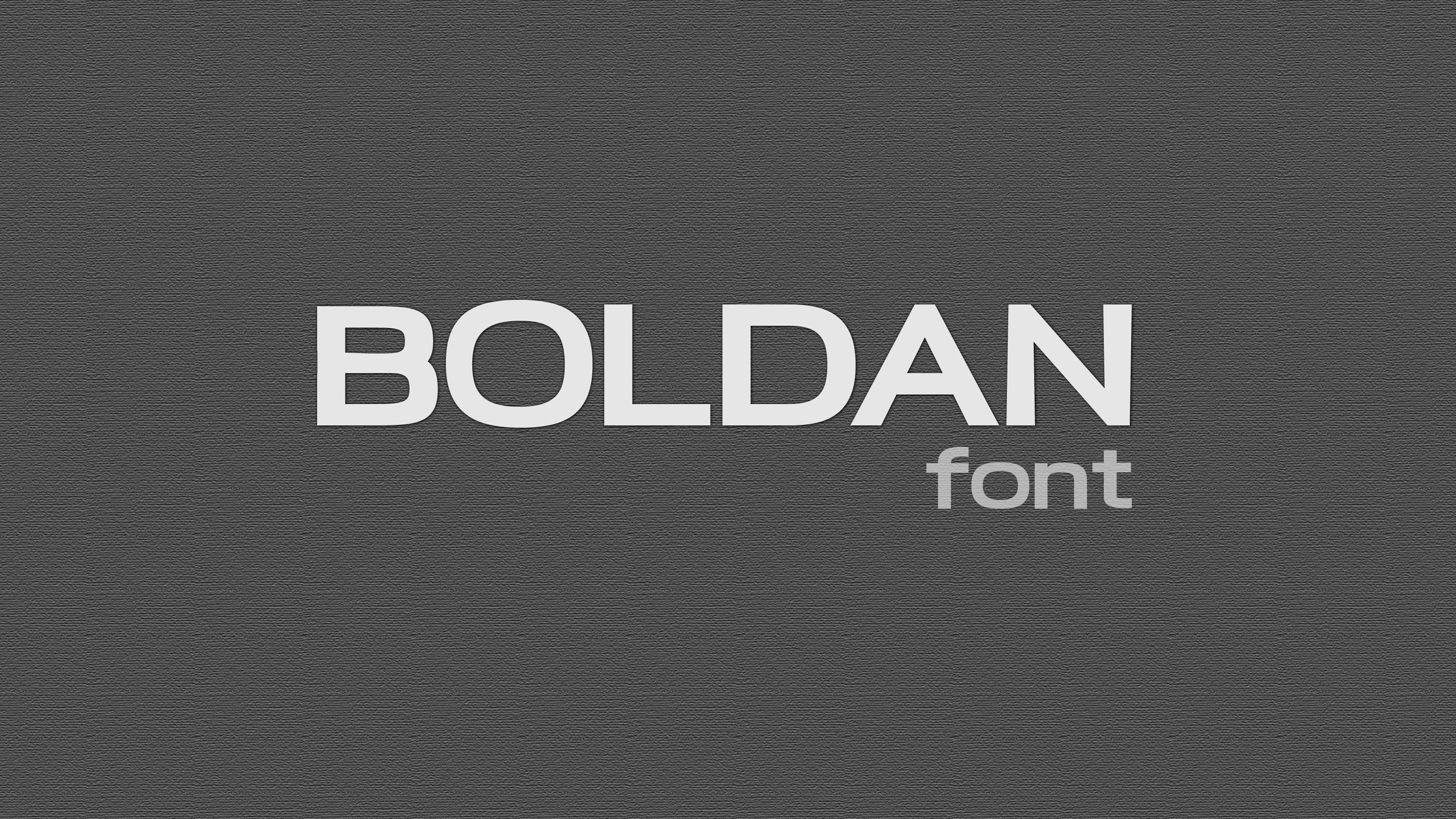 Boldan. Font — Изображение №1 — Графика на Dprofile