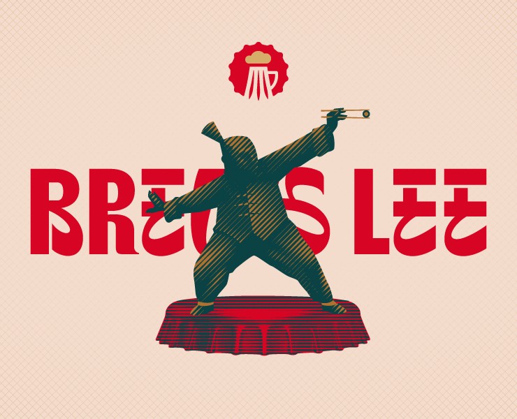 Brew’s Lee — айдентика для азиатского ресторана на Dprofile