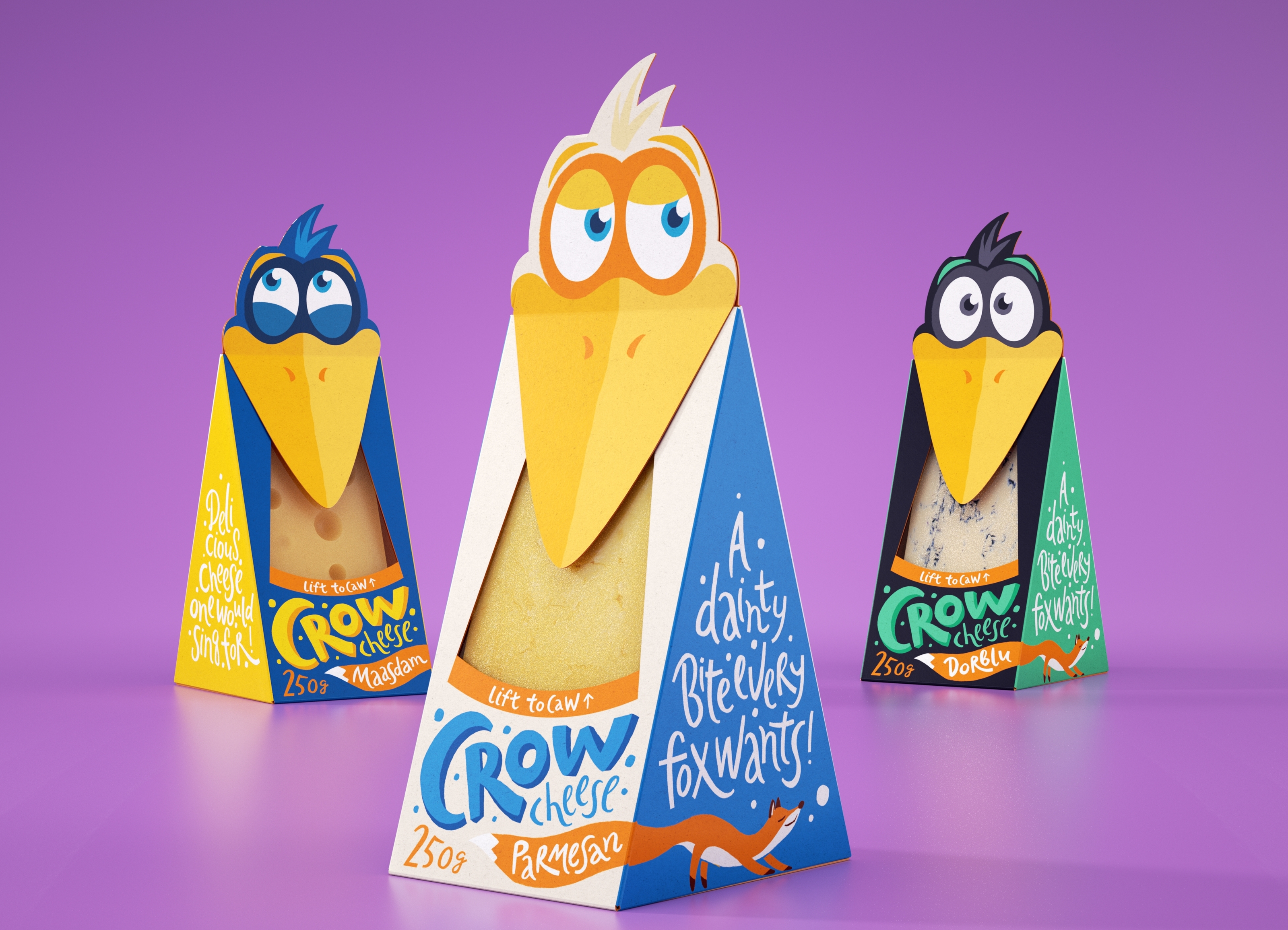 Packing for cheese "Crow Cheese" — Изображение №7 — Брендинг, Иллюстрация на Dprofile