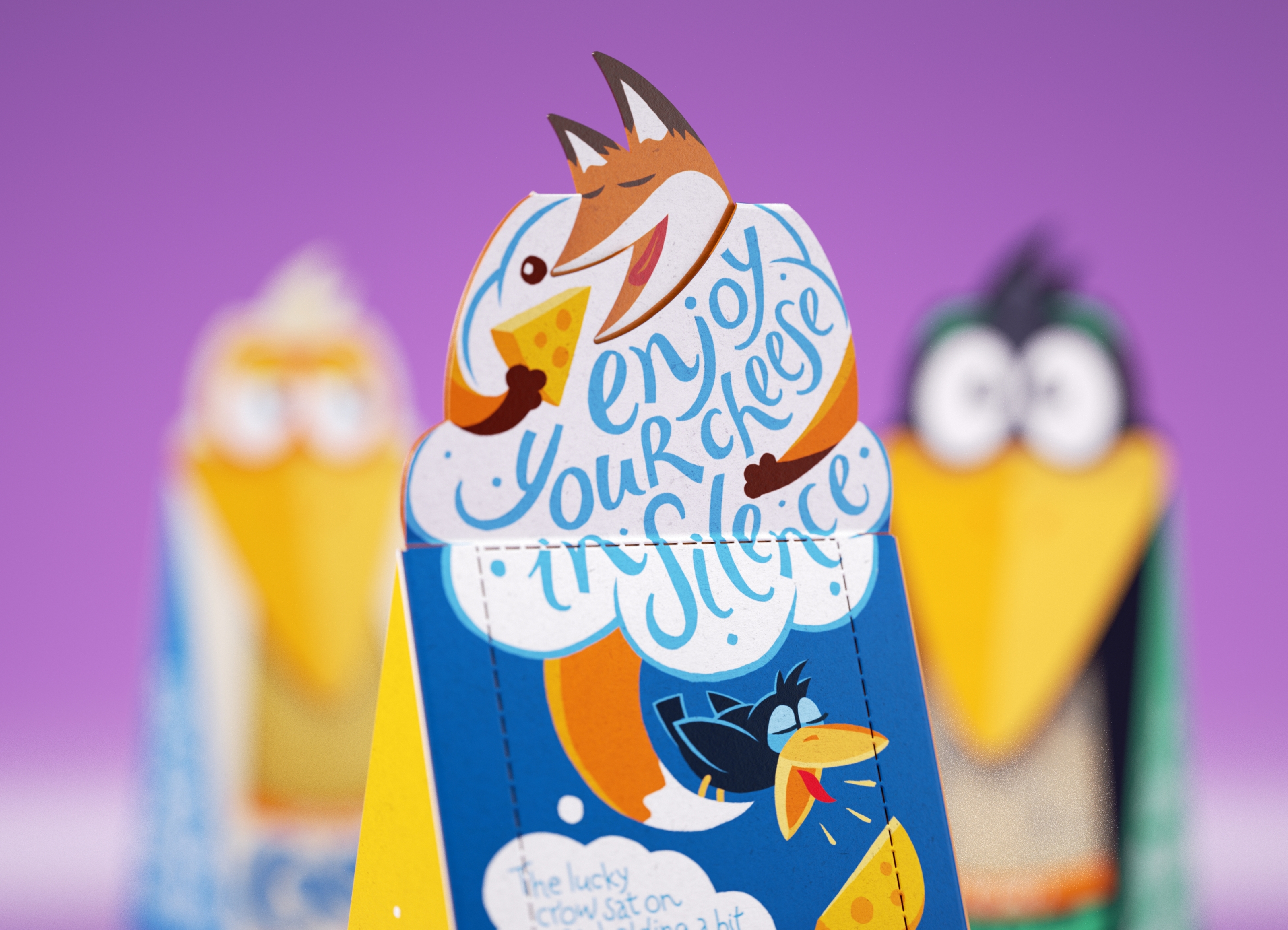 Packing for cheese "Crow Cheese" — Изображение №5 — Брендинг, Иллюстрация на Dprofile